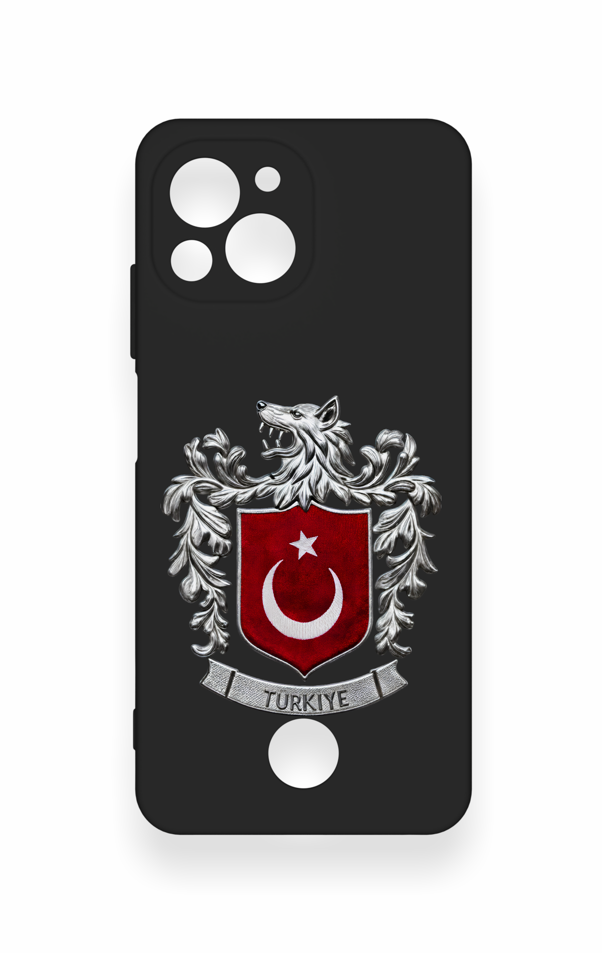 Reeder S23 Pro Max Uyumlu Türk Arma Desenli Silikon Kılıf