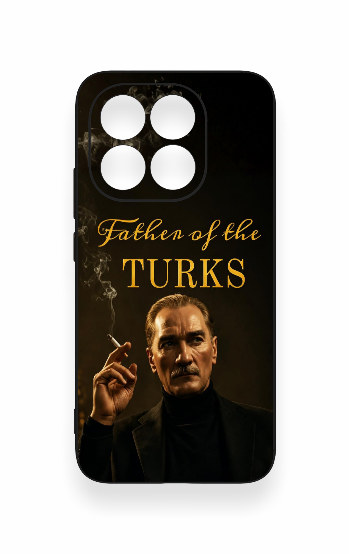 Mi 15T 5G Uyumlu Father Of The Turks Desenli Silikon Kılıf