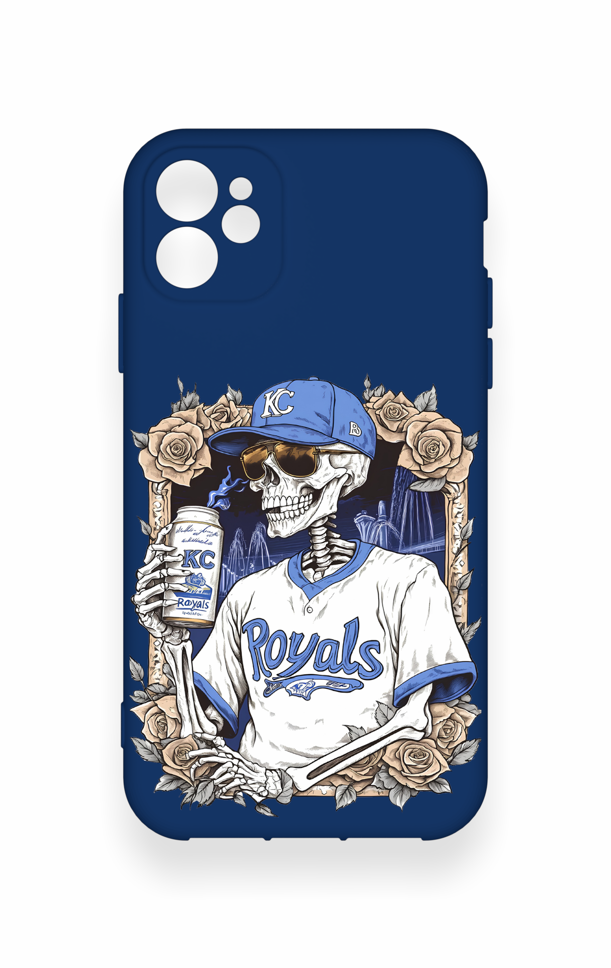 iPhone 11 Uyumlu Royals Desenli Silikon Kılıf