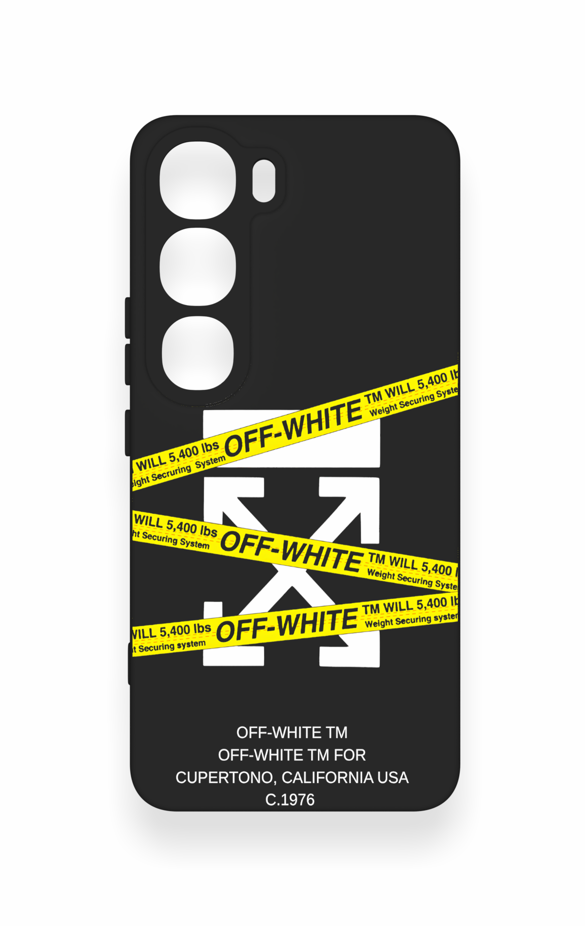 Vivo V40 Lite 5G Uyumlu Off White Desenli Silikon Kılıf