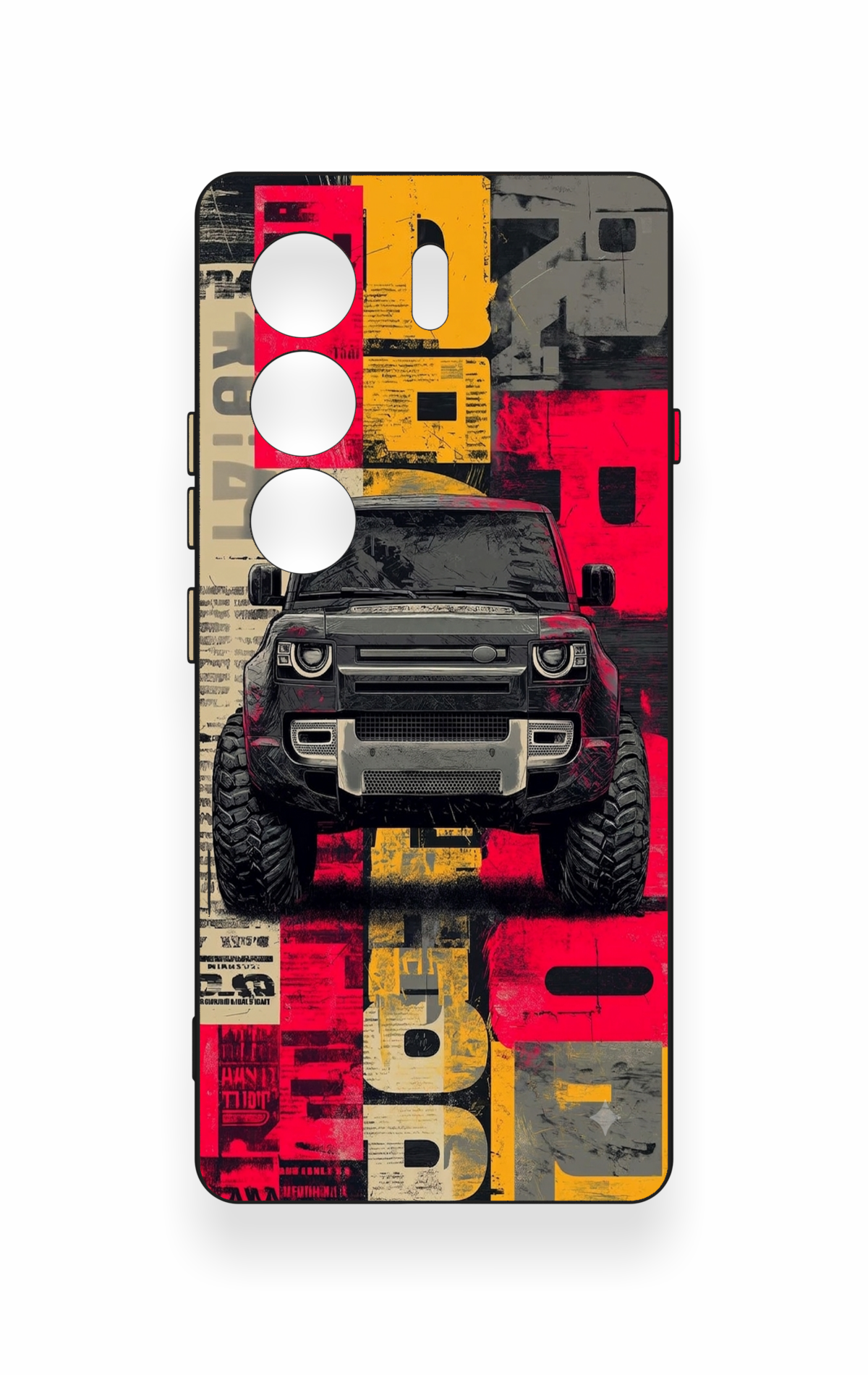 Tecno Camon 40 4G Uyumlu Defender Truck Desenli Silikon Kılıf