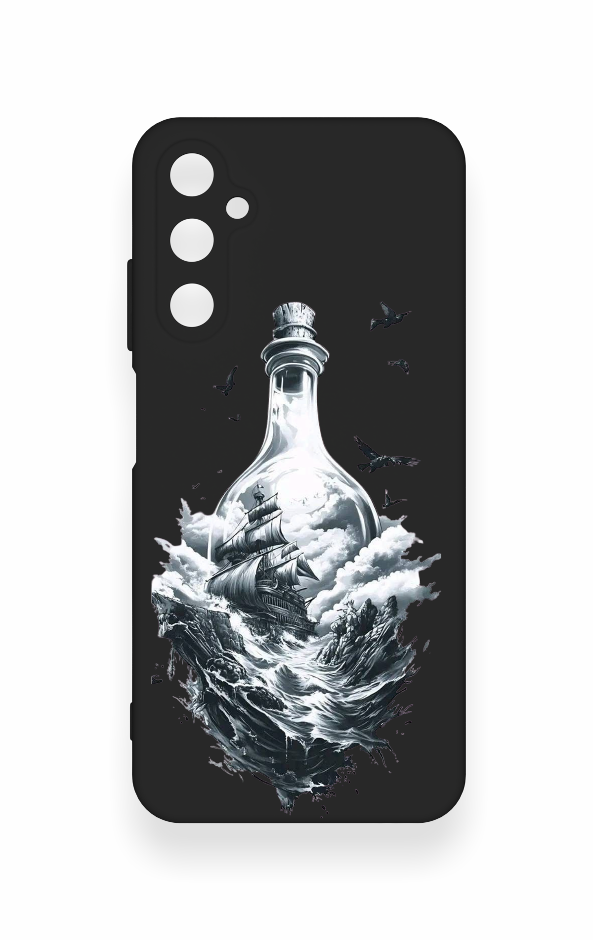 Samsung A05s Uyumlu Secret Sea Desenli Silikon Kılıf