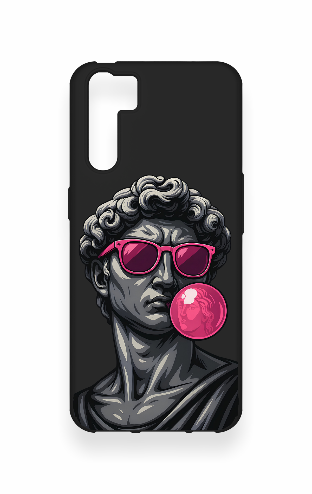 Oppo A91 Uyumlu Pop David Desenli Silikon Kılıf