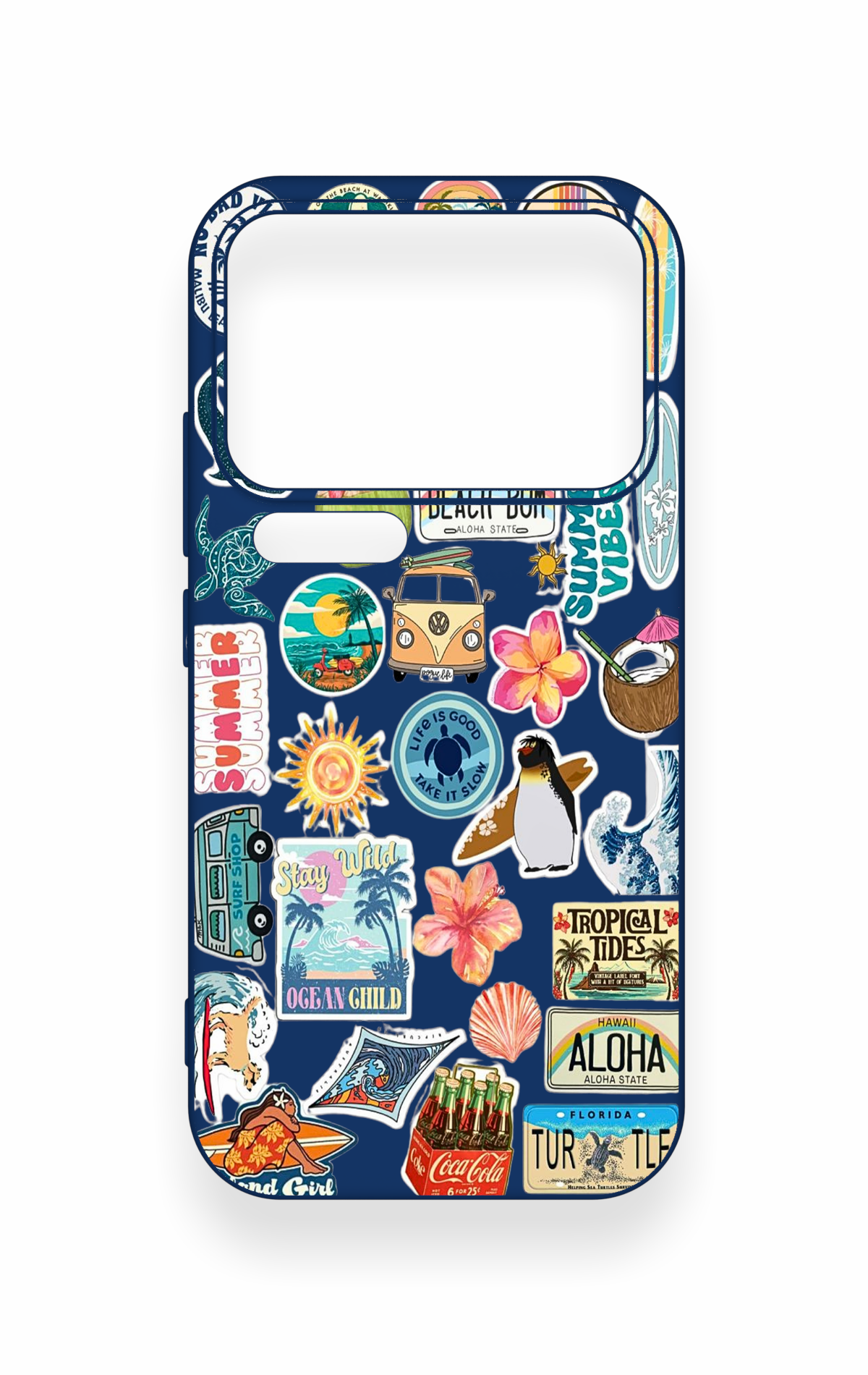 Xiaomi Mi 17 Pro 5G Uyumlu Summer Vibes Desenli Silikon Kılıf
