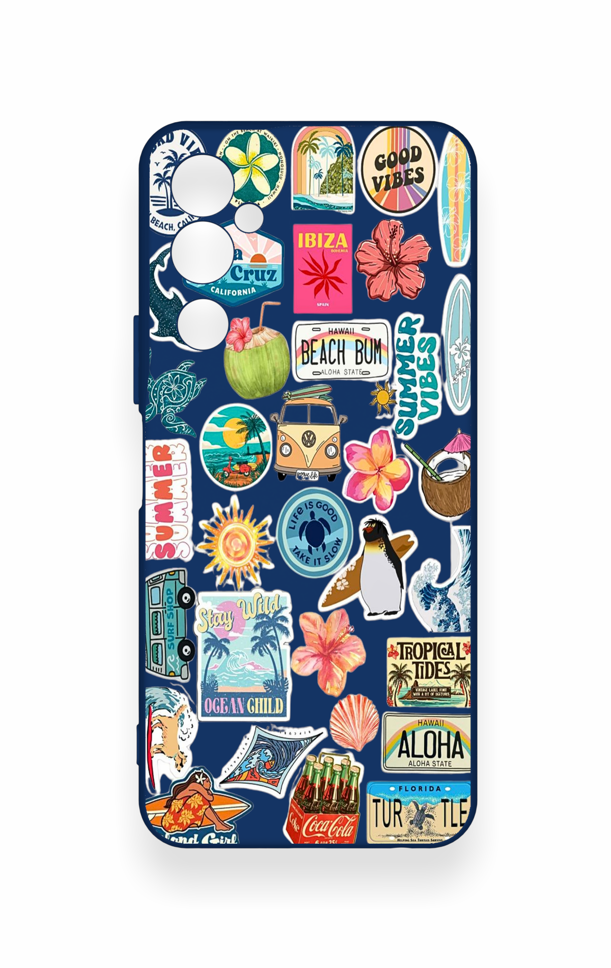 Tecno Pova Neo 2 Uyumlu Summer Vibes Desenli Silikon Kılıf