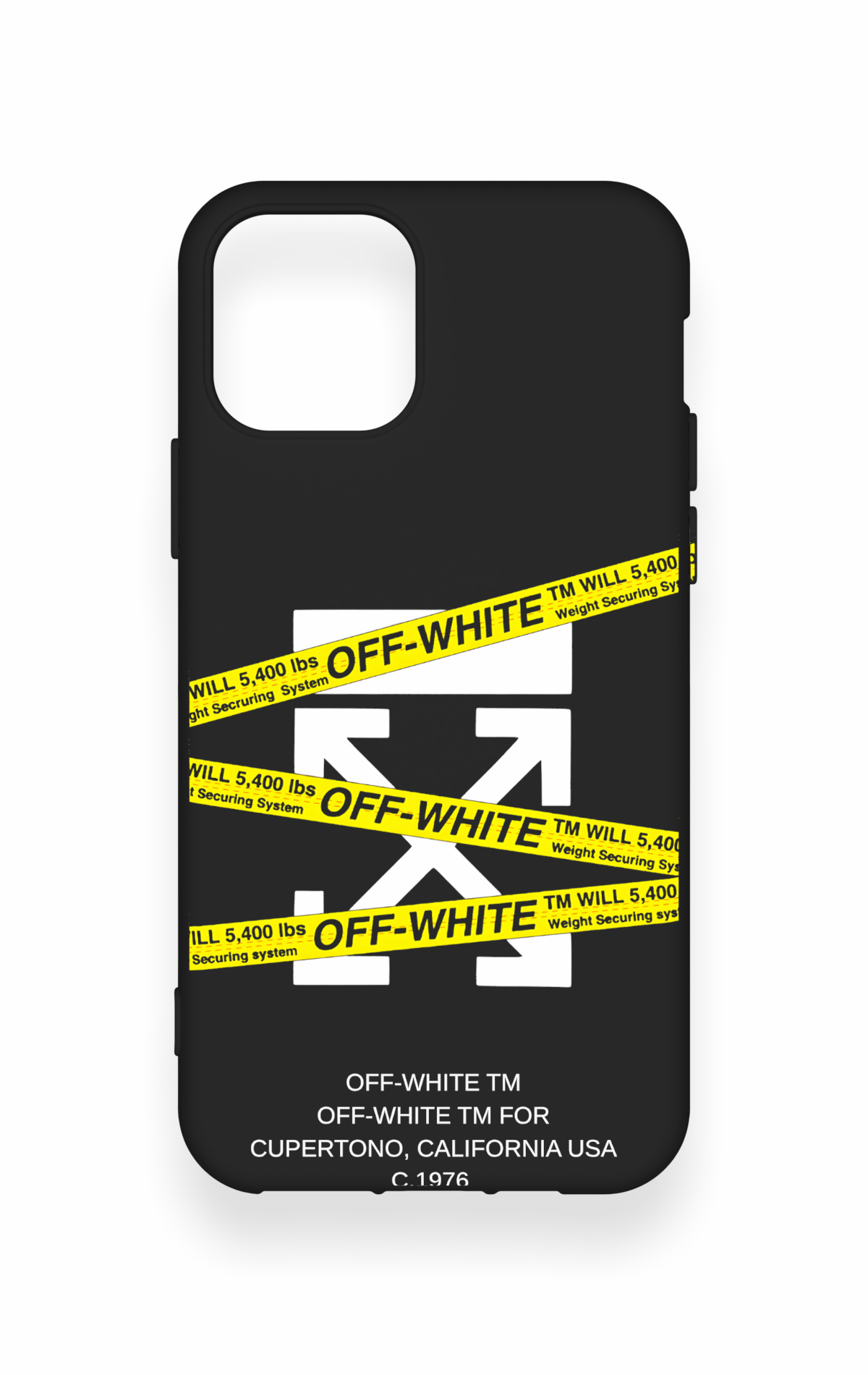 iPhone 11 Pro Uyumlu Off White Desenli Silikon Kılıf