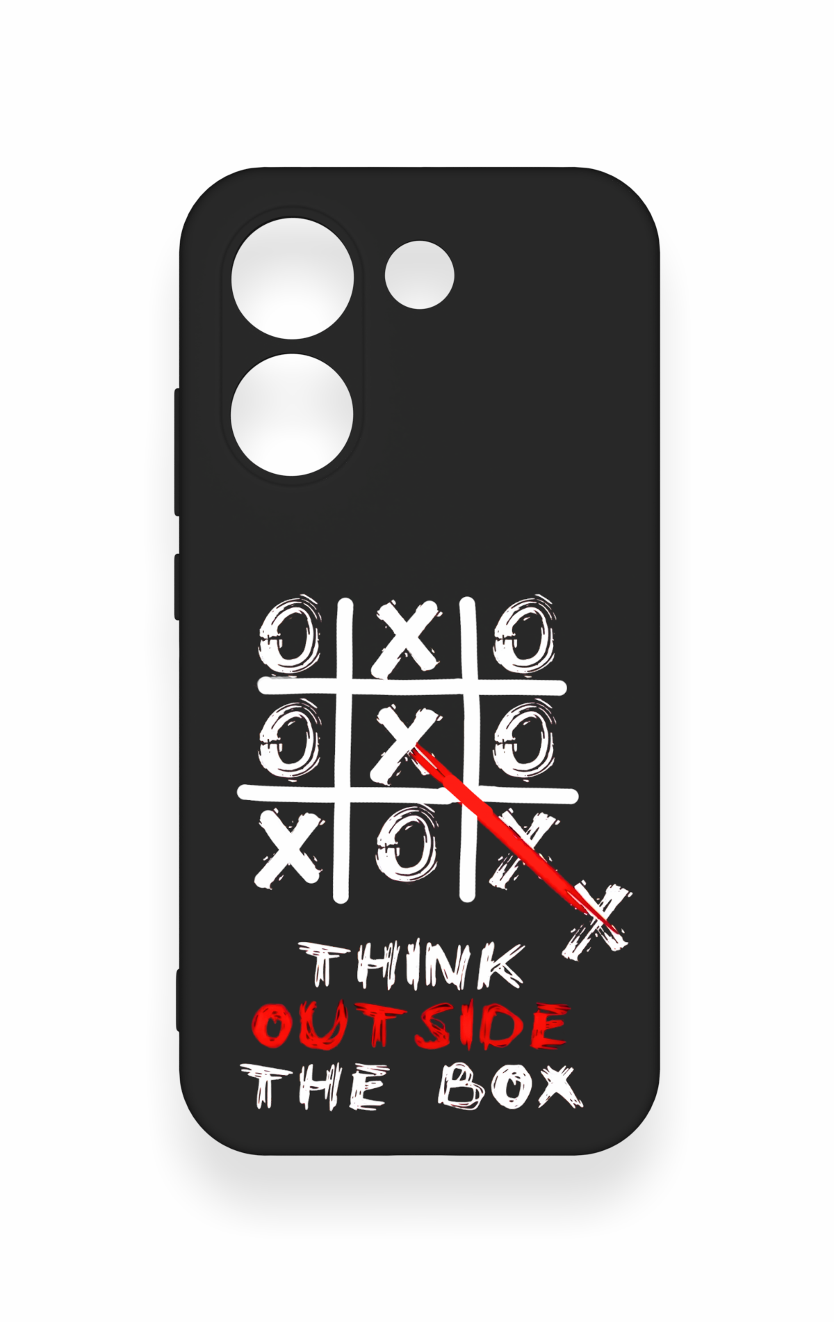 Poco X8 Pro Uyumlu Out Side The Box Desenli Silikon Kılıf