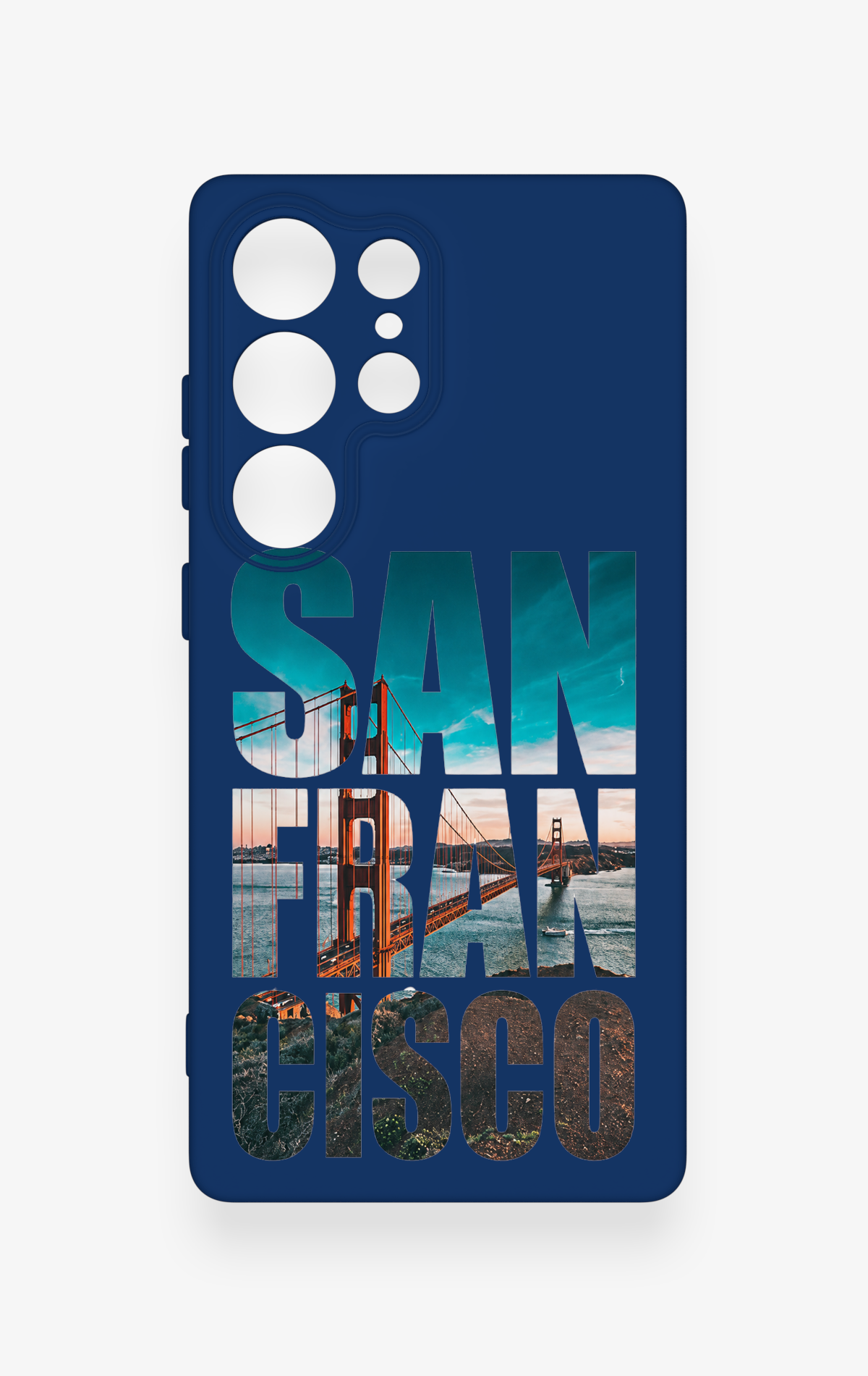Samsung S25 Ultra Uyumlu San Francisco Desenli Silikon Kılıf