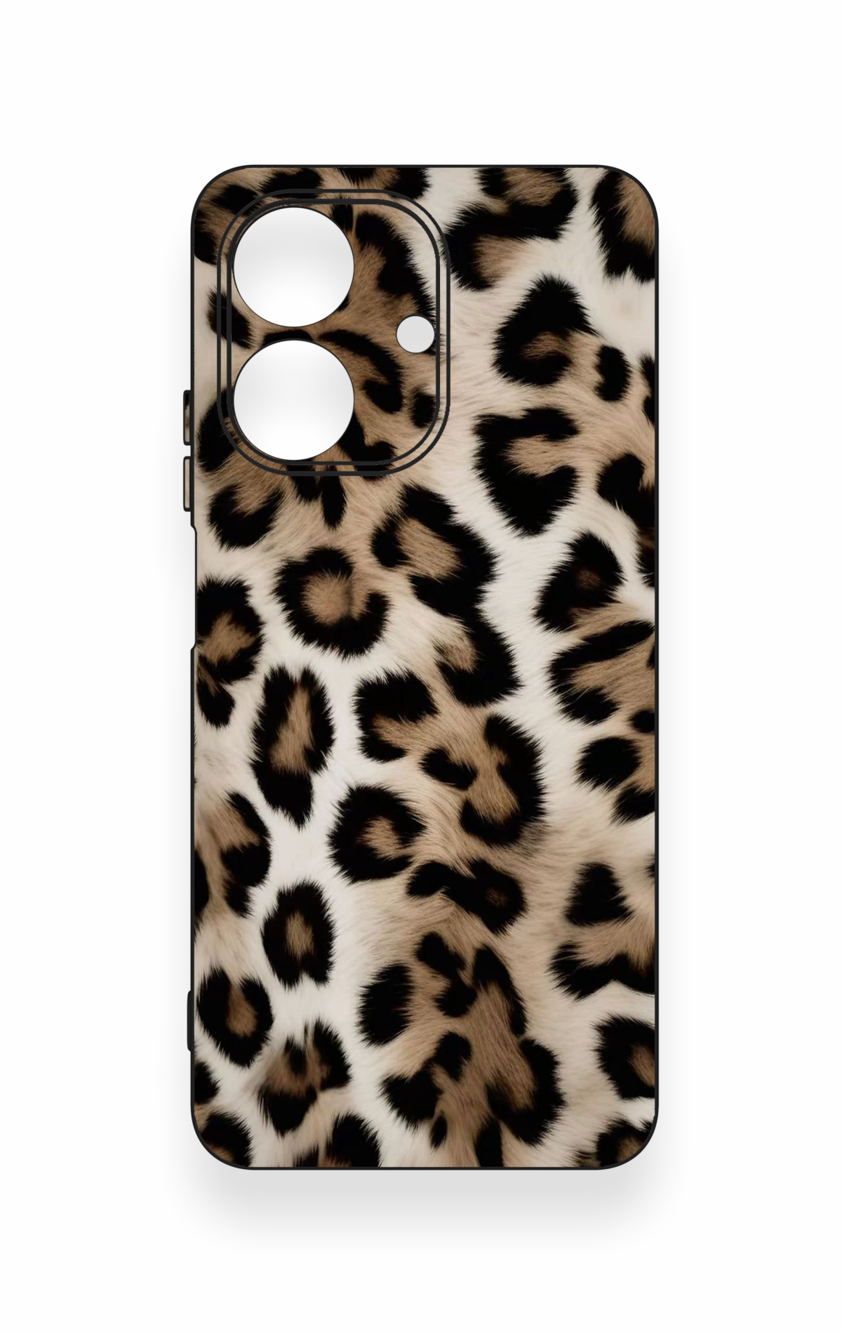 Realme Note 60 Uyumlu Leopar Derisi Desenli Silikon Kılıf