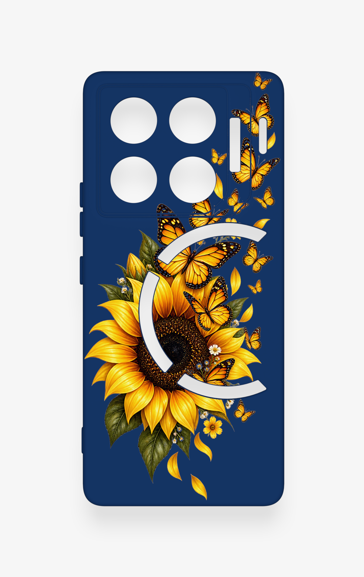 İnfinix Gt 20 Pro Uyumlu Ayçiçeği Desenli Silikon Kılıf