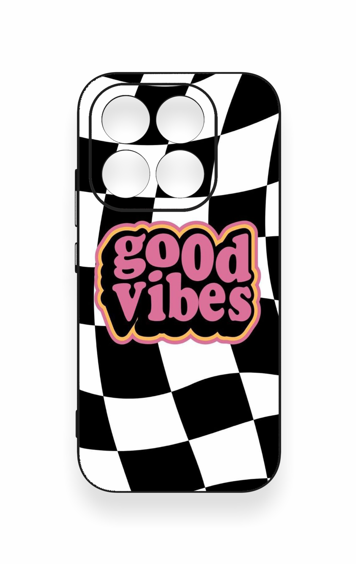 Xiaomi Mi 17 5G Uyumlu Black Good Vibes Desenli Silikon Kılıf
