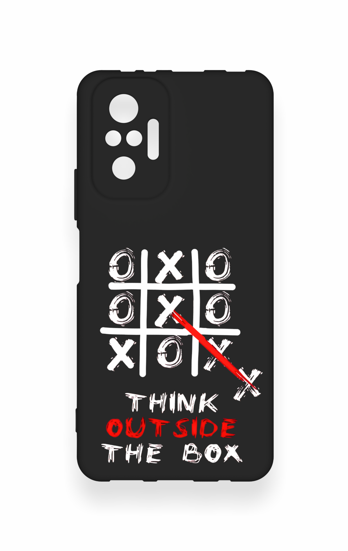 Redmi Note 10 Pro Uyumlu Out Side The Box Desenli Silikon Kılıf