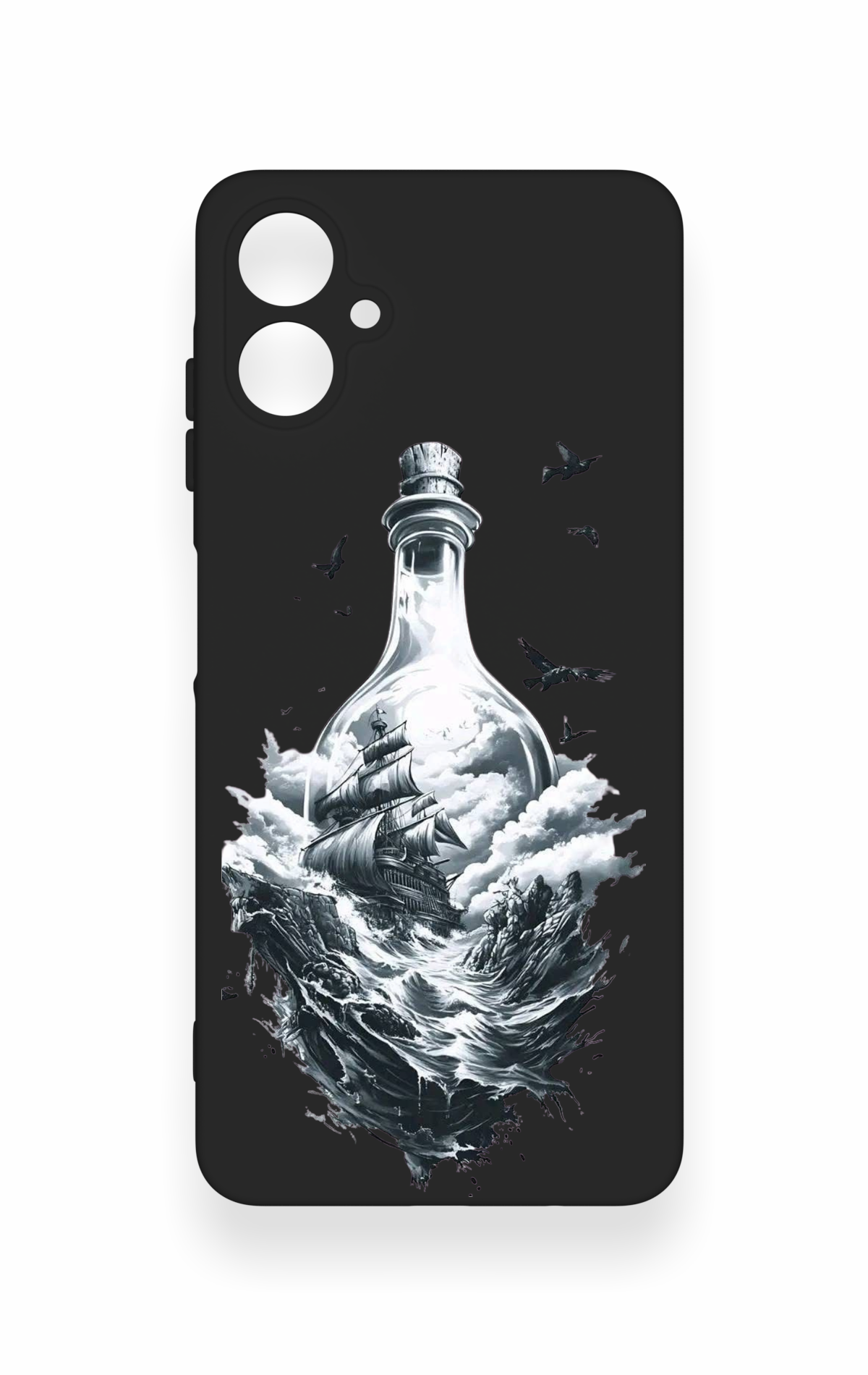 Samsung A06 Uyumlu Secret Sea Desenli Silikon Kılıf