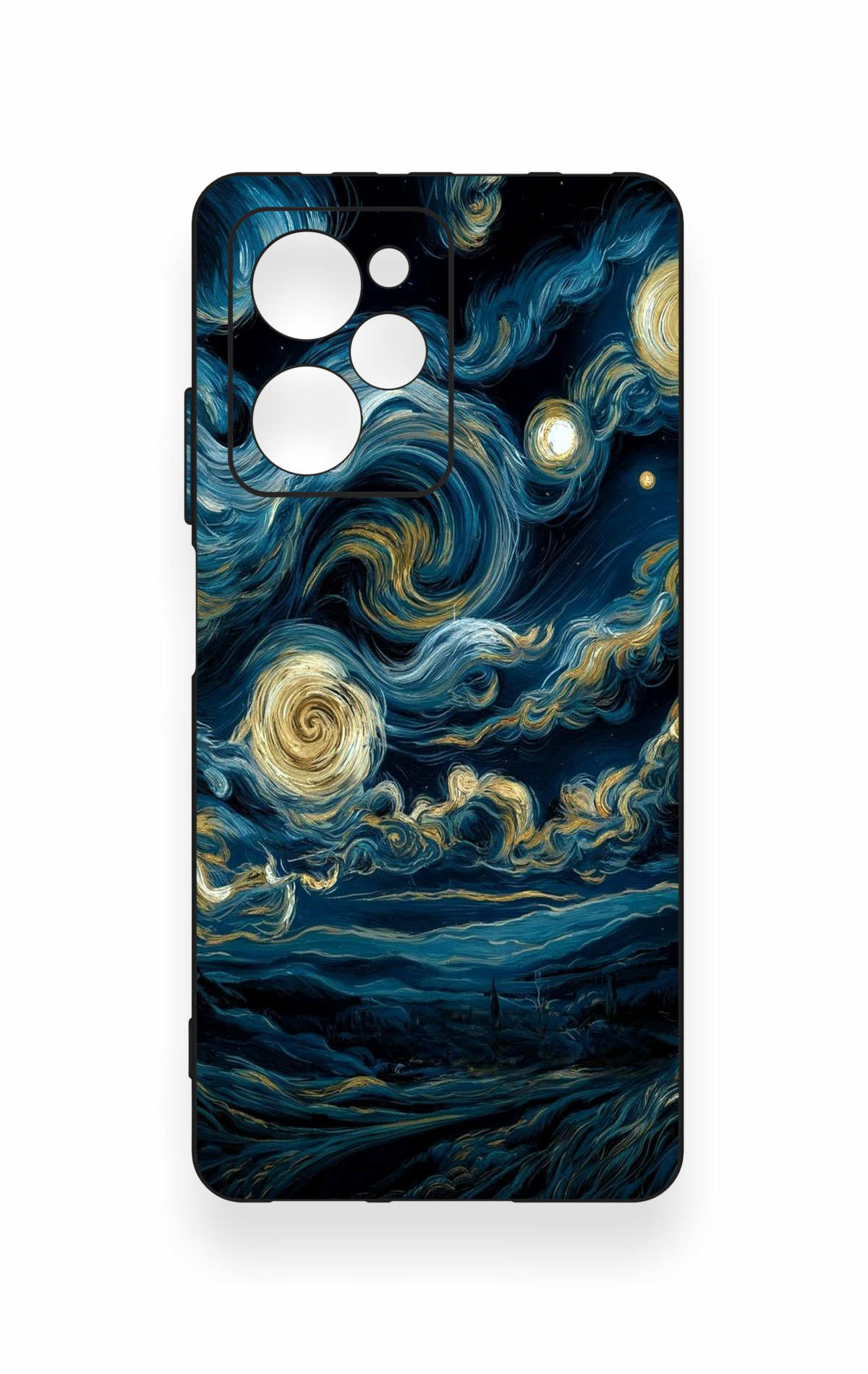 Poco X5 Pro Uyumlu Yıldızlı Gece Desenli Silikon Kılıf