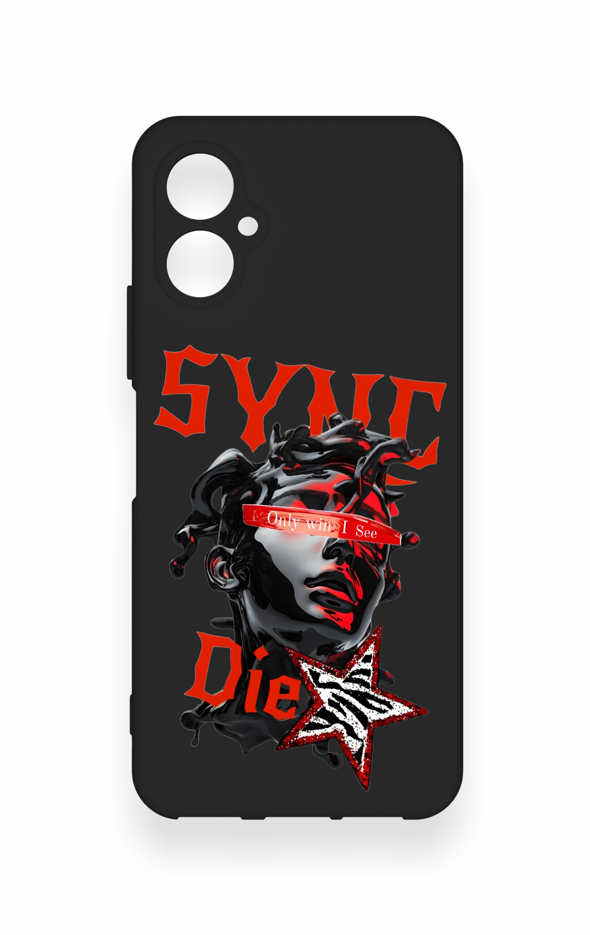 Omix X5 Uyumlu Sync Die Desenli Silikon Kılıf