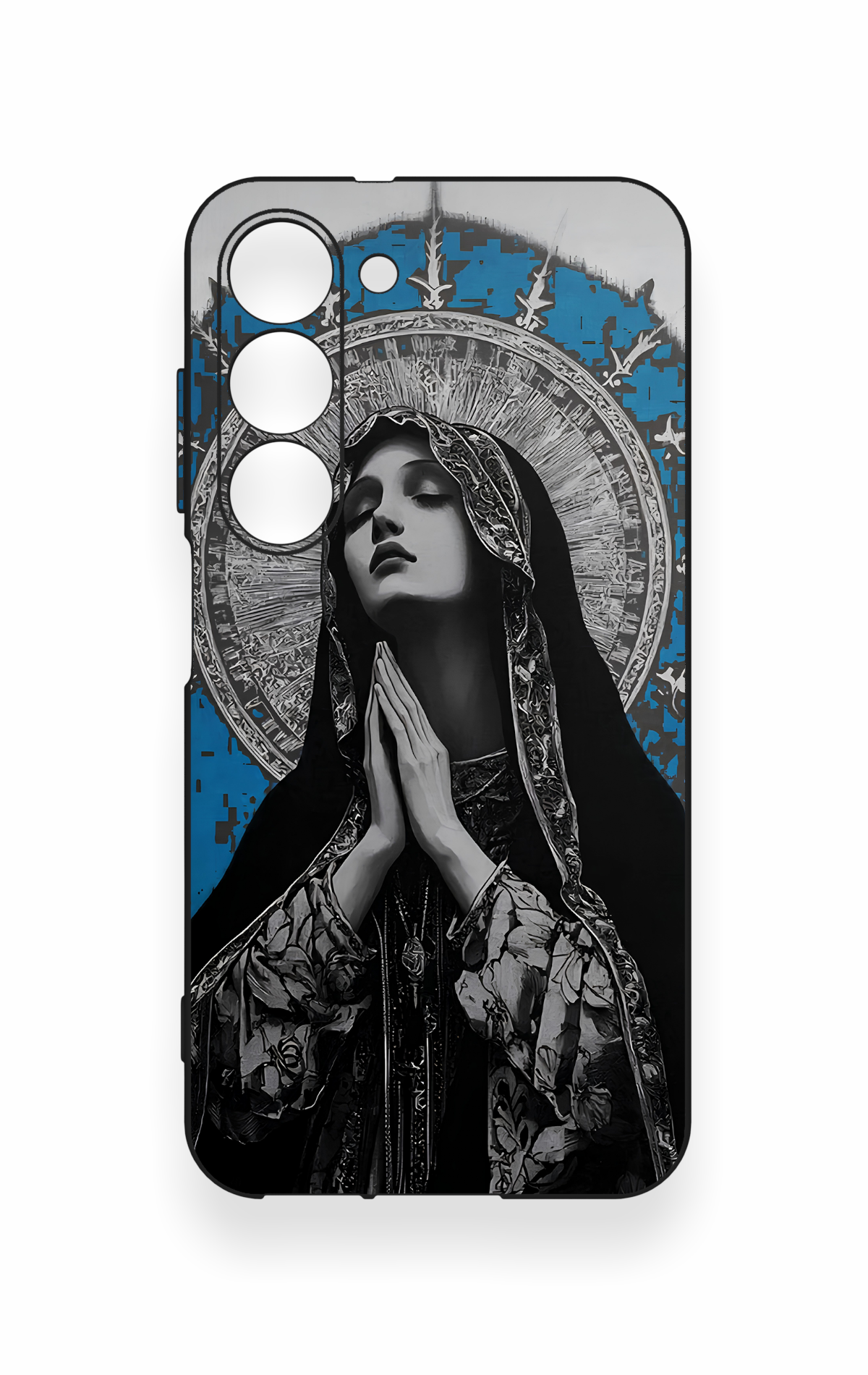 Samsung S23 Uyumlu Rahibe Desenli Silikon Kılıf