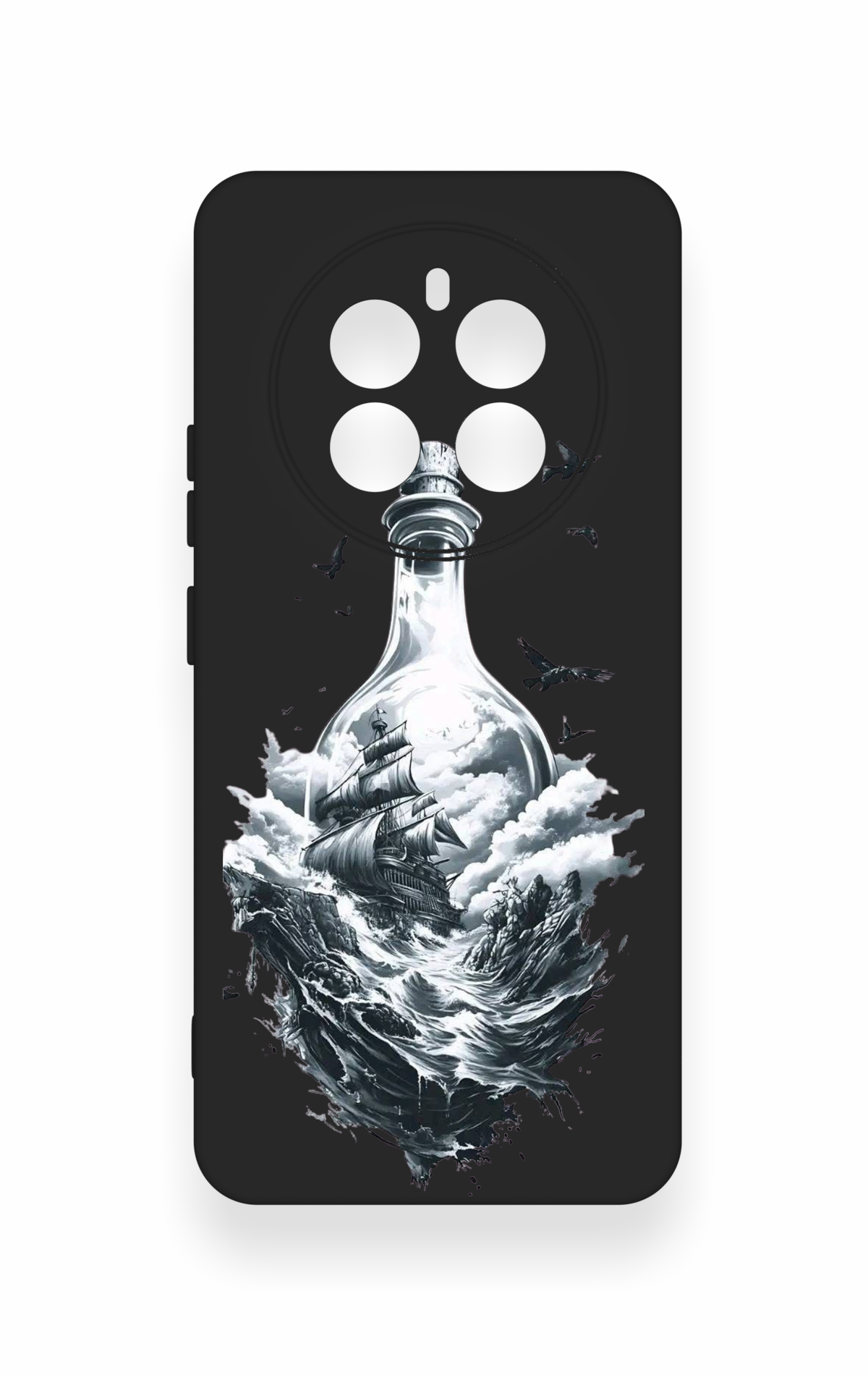 Realme 12 4G Uyumlu Secret Sea Desenli Silikon Kılıf