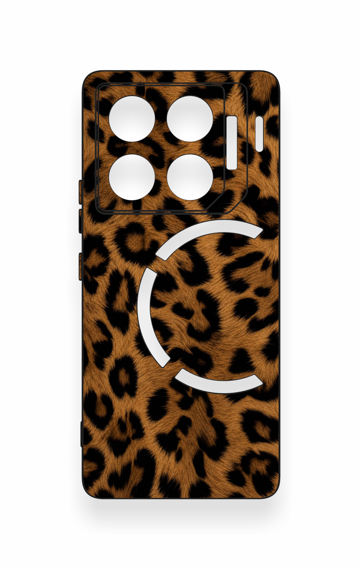İnfinix Gt 20 Pro Uyumlu Koyu Leopar Deri Desenli Silikon Kılıf