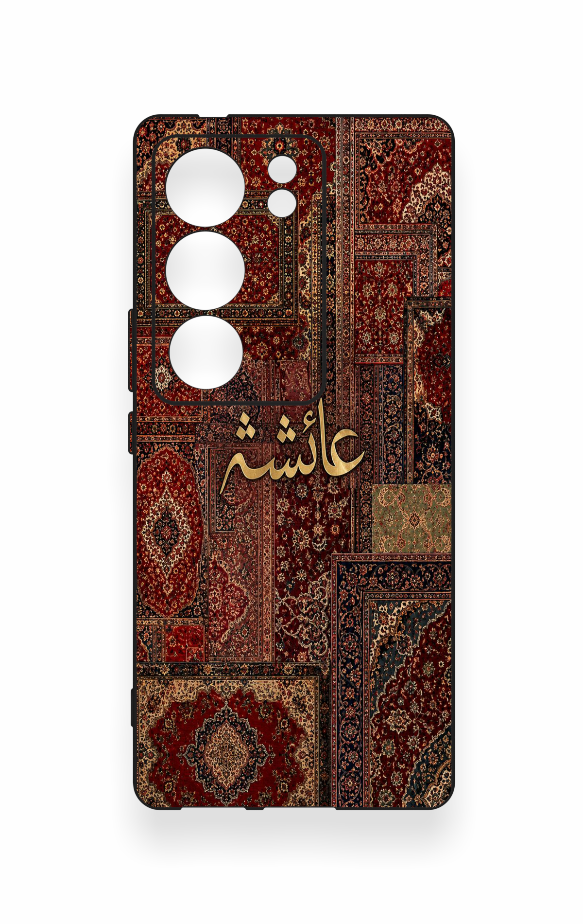 Vivo V29 Uyumlu Vintage Halı Desenli Silikon Kılıf