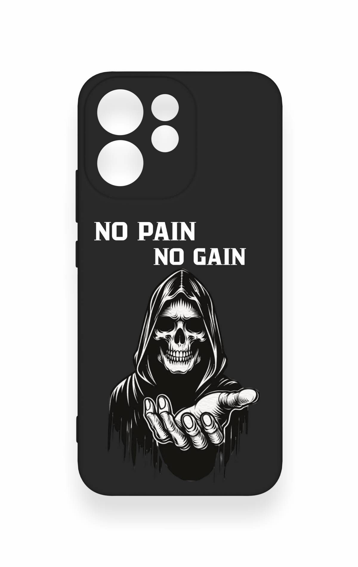 Oppo Reno 15F Uyumlu No Pain No Gain Desenli Silikon Kılıf