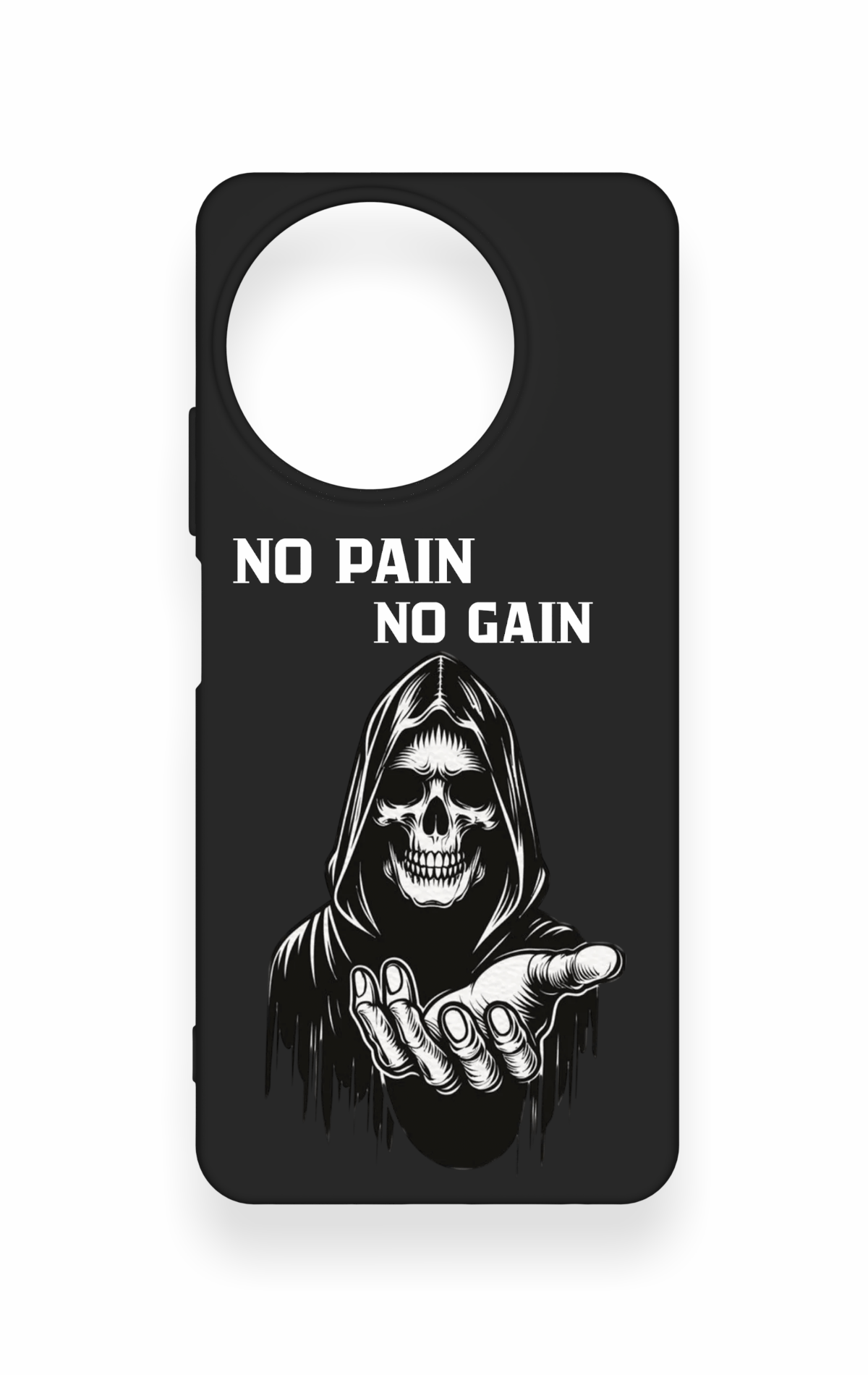 Realme 11 Uyumlu No Pain No Gain Desenli Silikon Kılıf