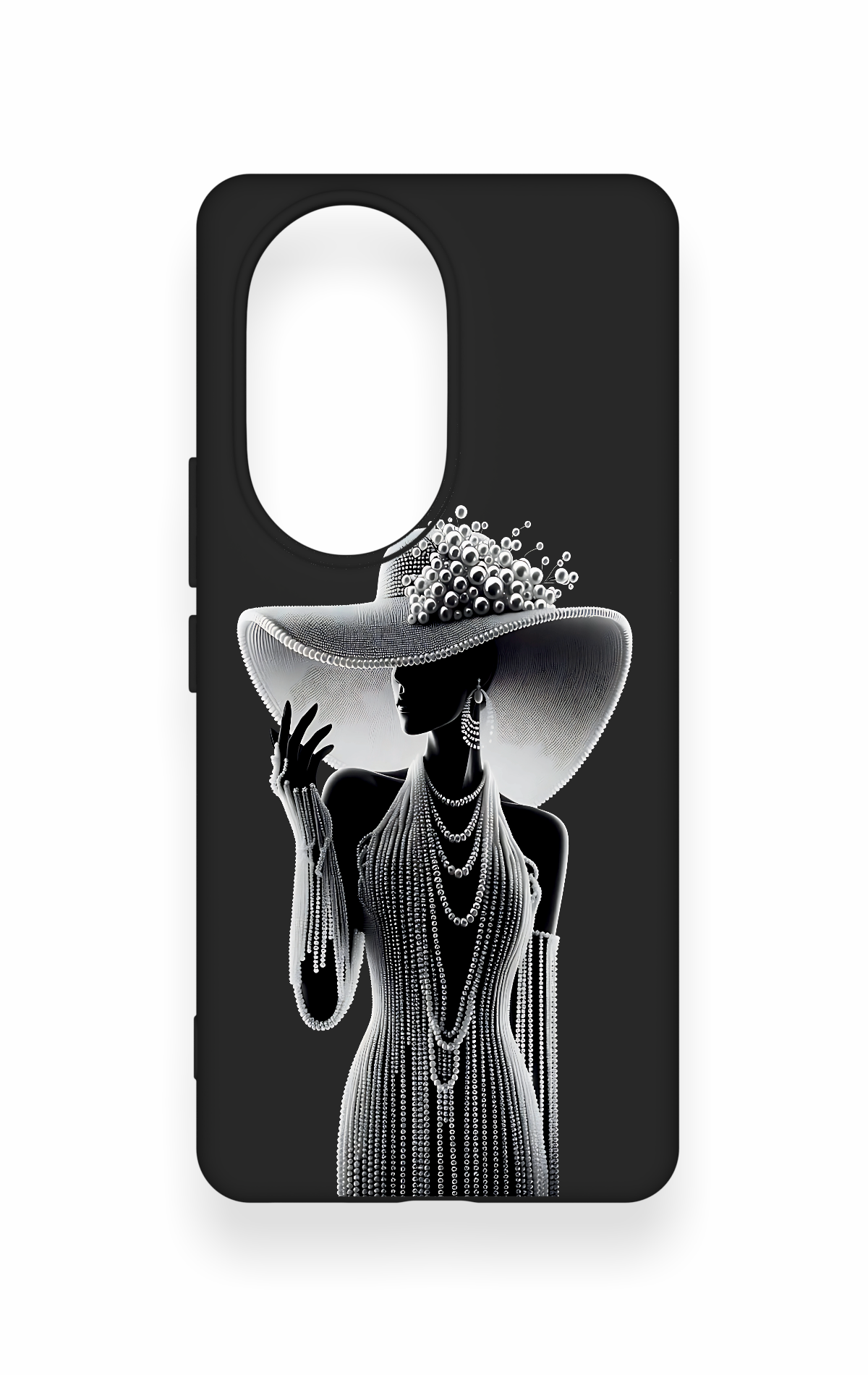 Honor 200 Pro 5G Uyumlu Lady Desenli Silikon Kılıf