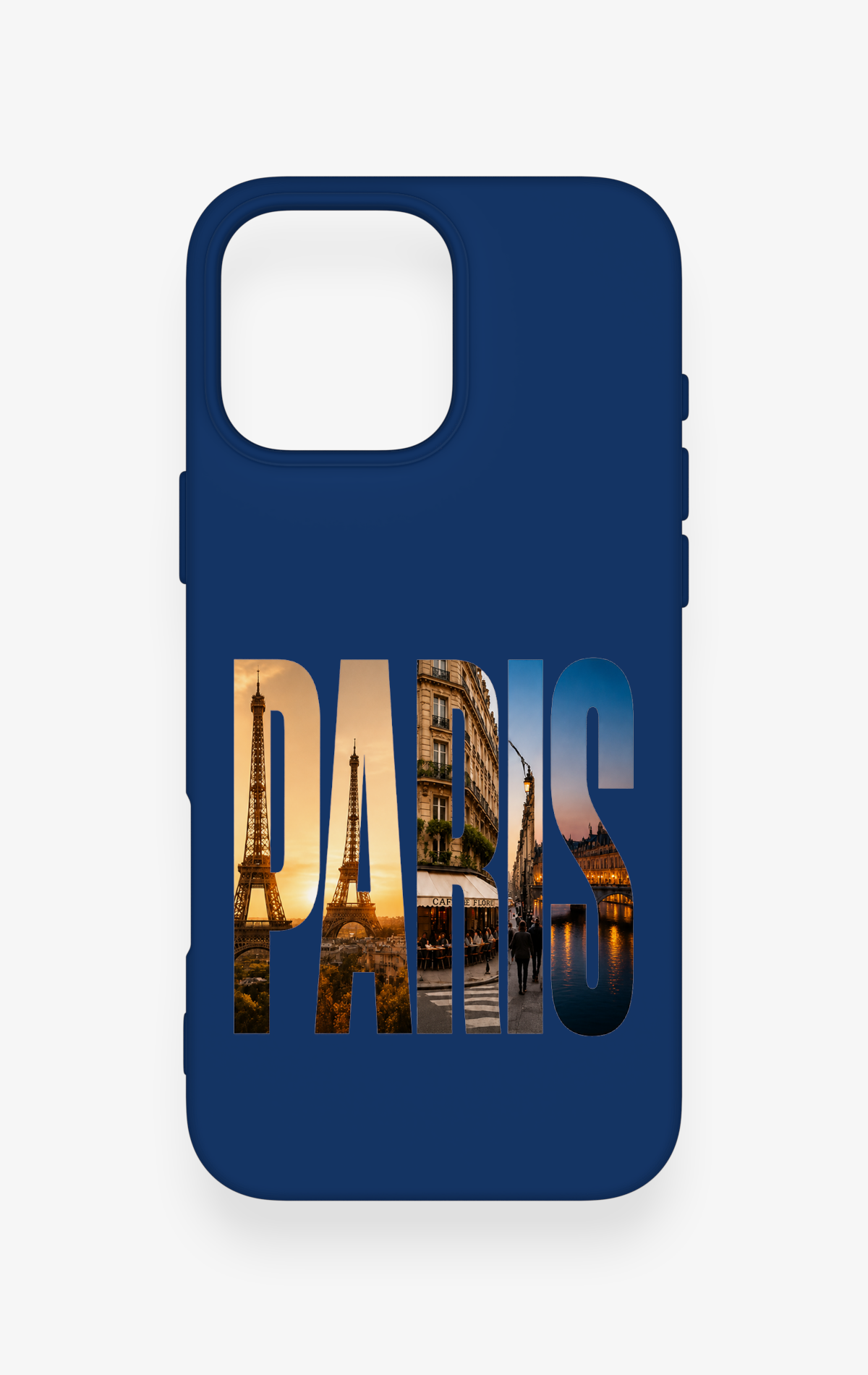 iPhone 16 Pro Max Uyumlu Paris Desenli Silikon Kılıf