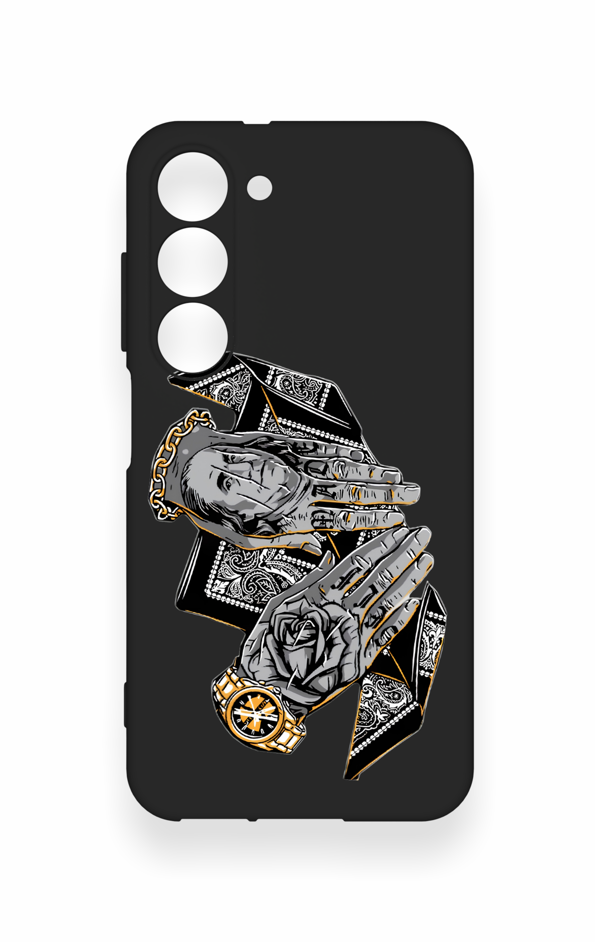Samsung S23 Uyumlu Self Made Desenli Silikon Kılıf