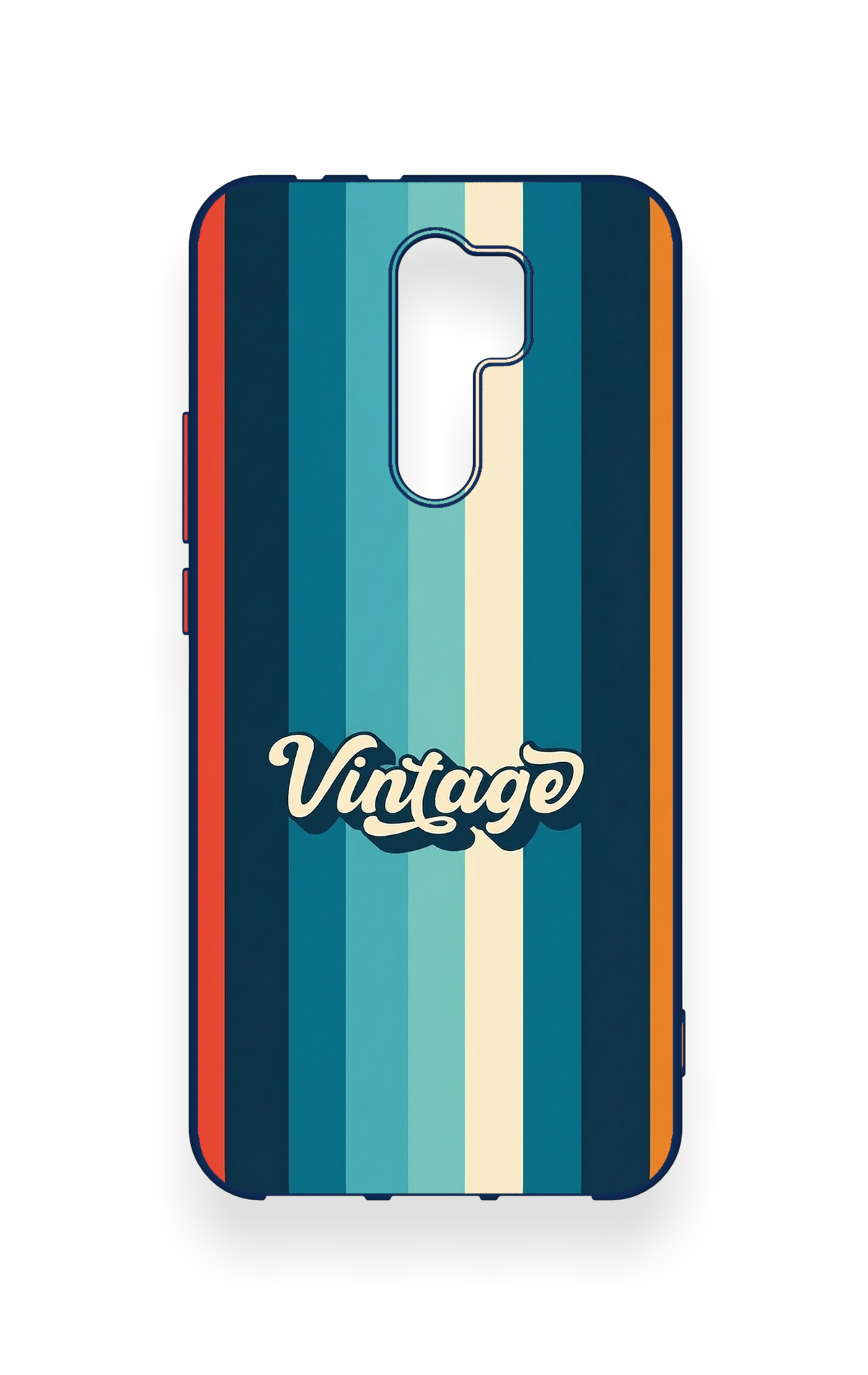 Redmi 9 Uyumlu Vintage Desenli Silikon Kılıf