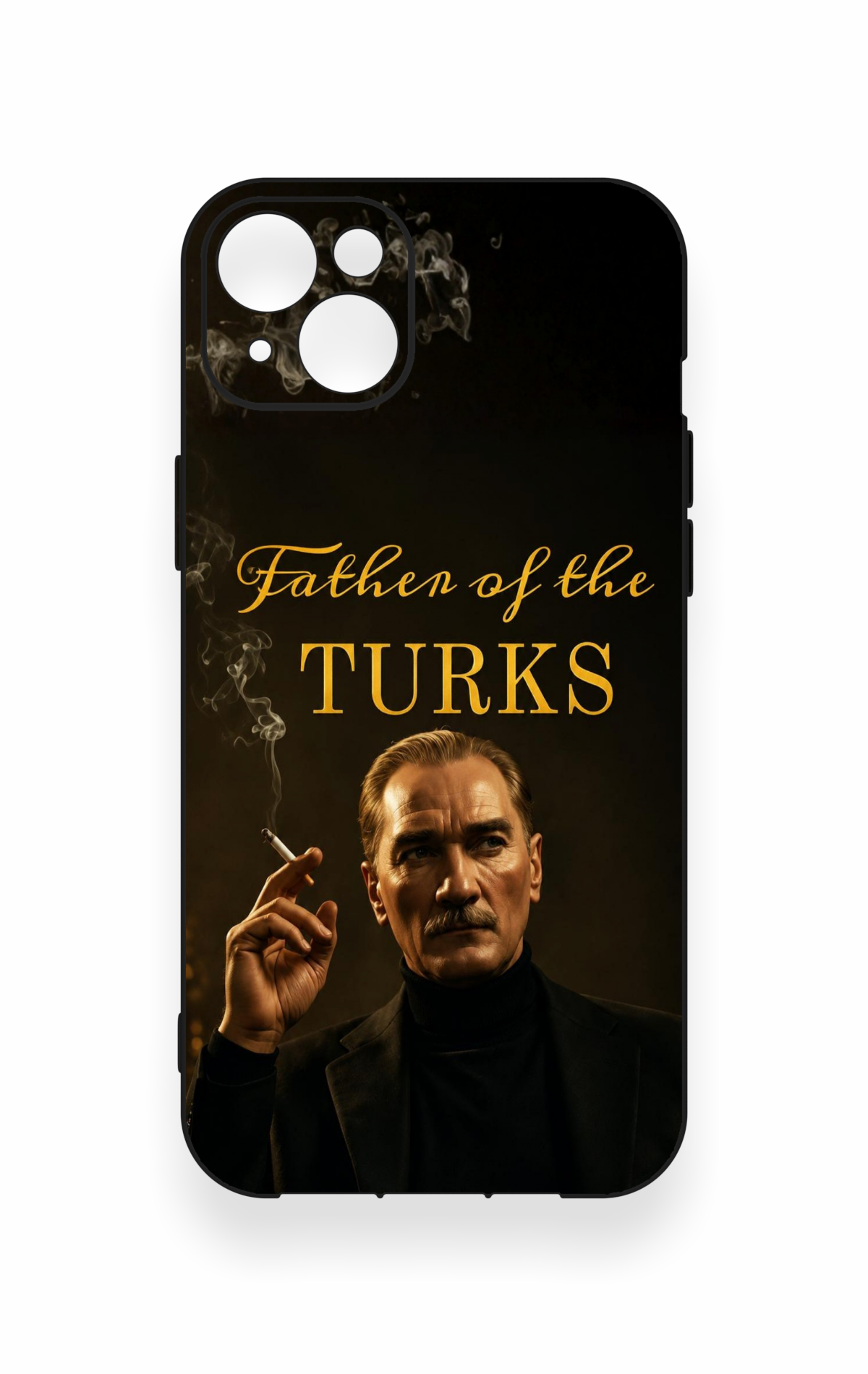 iPhone 14 Plus/15 Plus Uyumlu Father Of The Turks Desenli Silikon Kılıf
