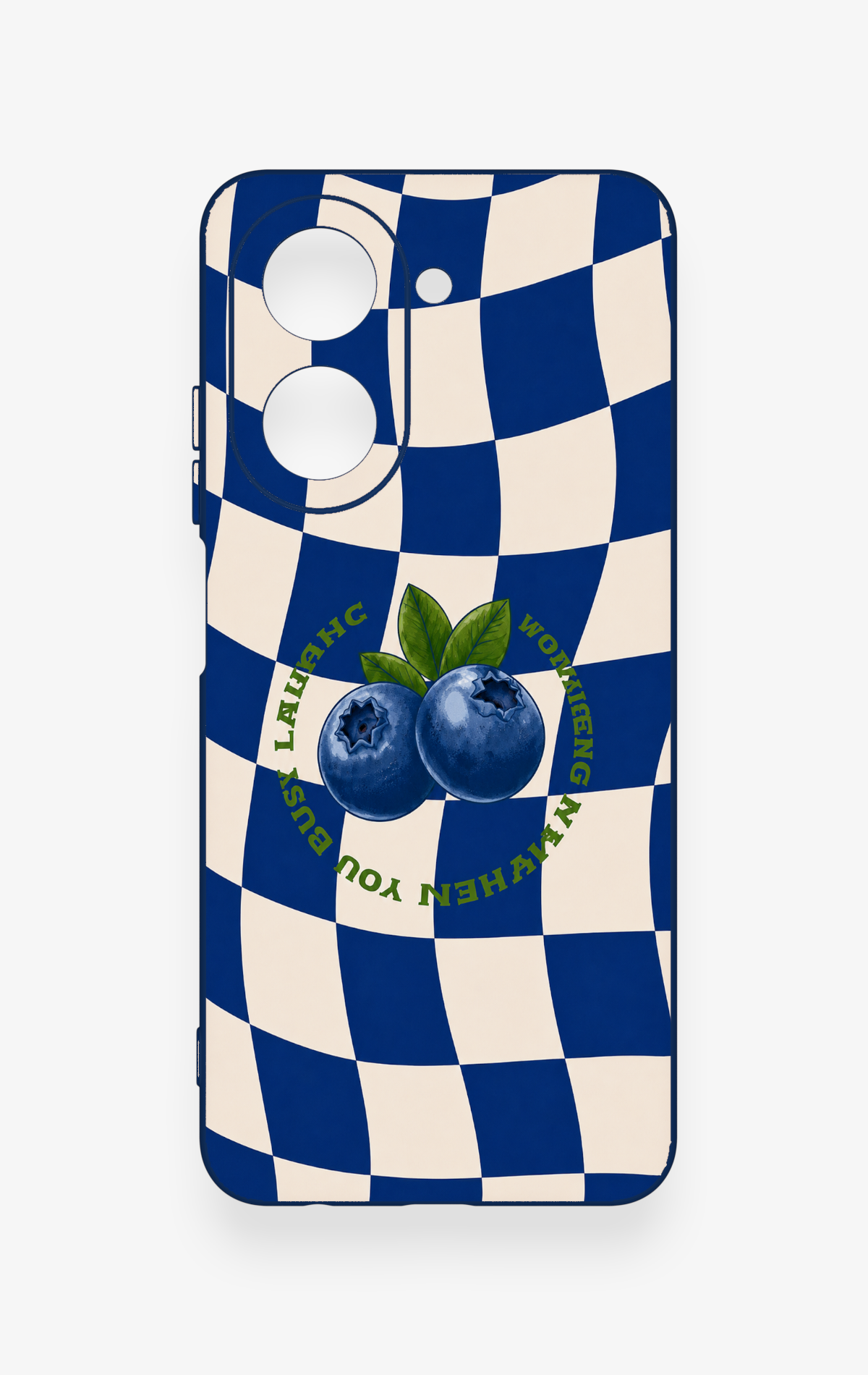Redmi A5 Uyumlu Yaban Mersini Desenli Silikon Kılıf