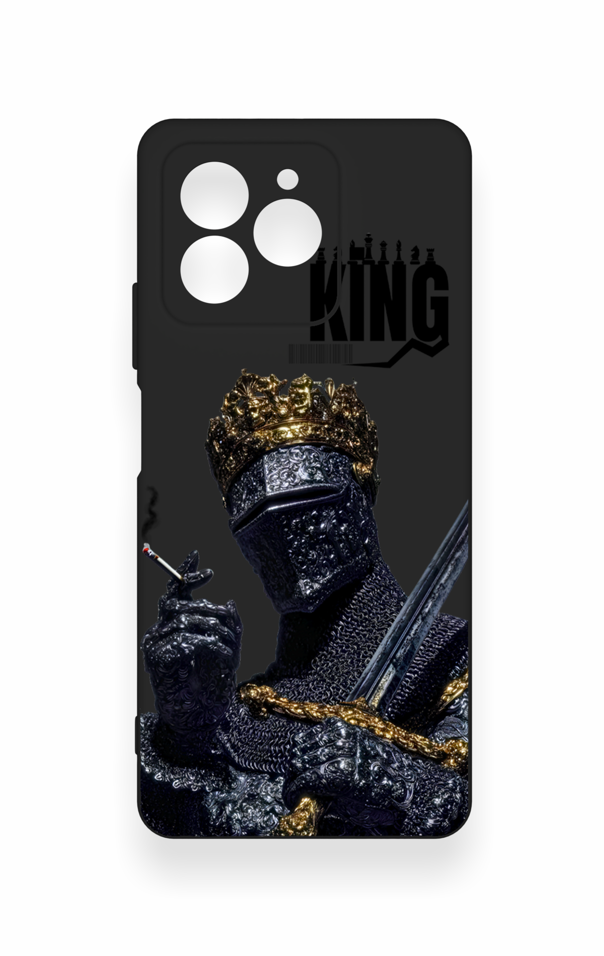 Omix X7 Uyumlu King Desenli Silikon Kılıf