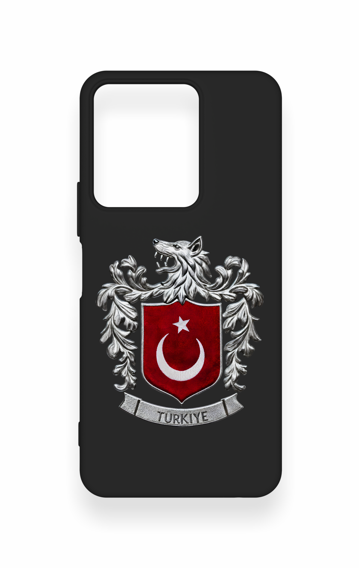 Vivo Y35 Uyumlu Türk Arma Desenli Silikon Kılıf