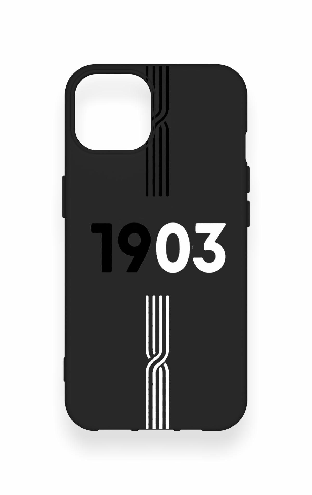 iPhone 14 Uyumlu 1903 Kemer Desenli Silikon Kılıf