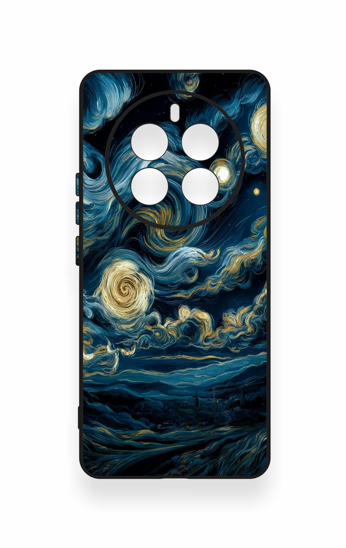 Realme 12 Pro Uyumlu Yıldızlı Gece Desenli Silikon Kılıf