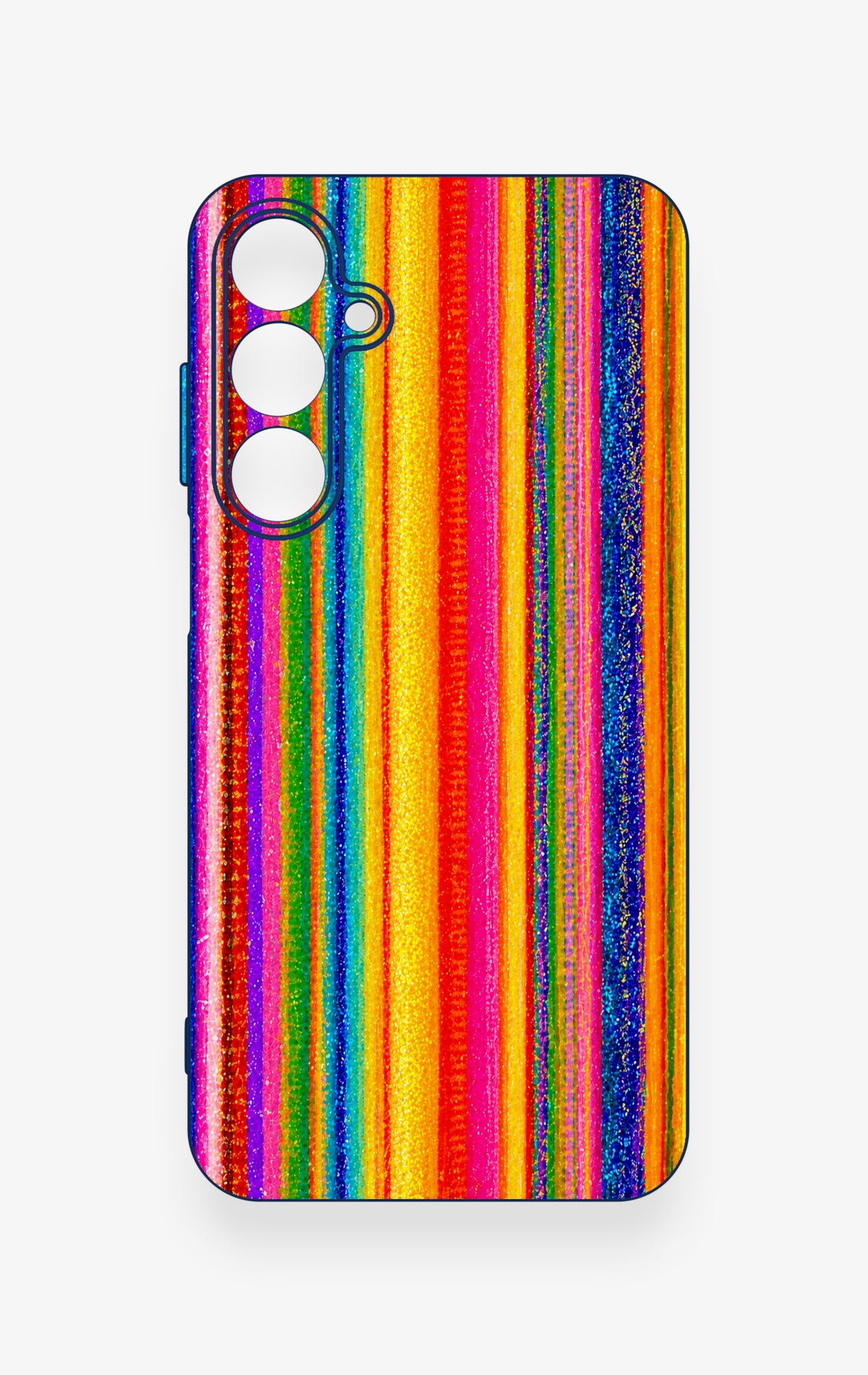 Samsung A55 Uyumlu Rengarenk Desenli Silikon Kılıf
