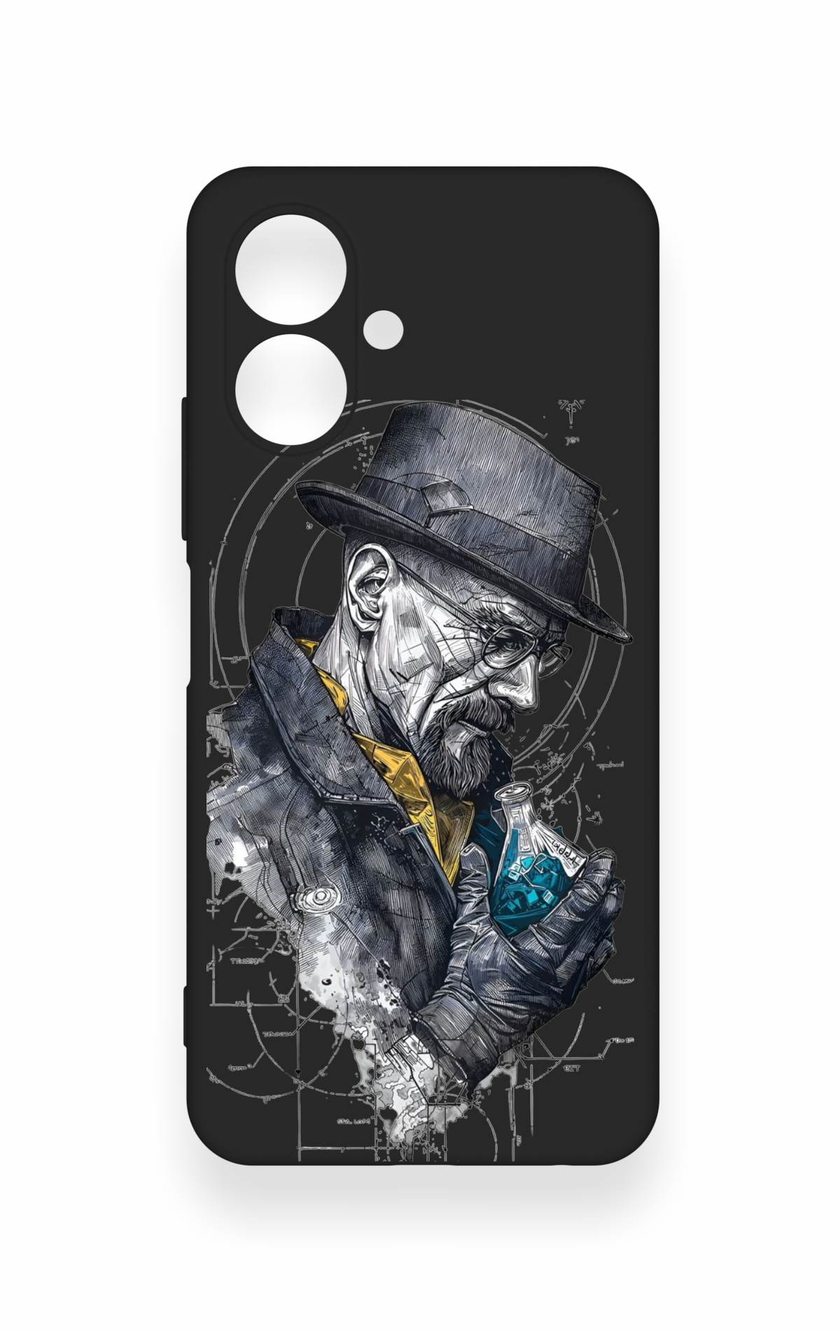 Tecno Spark Go 2 Uyumlu Walter White Desenli Silikon Kılıf