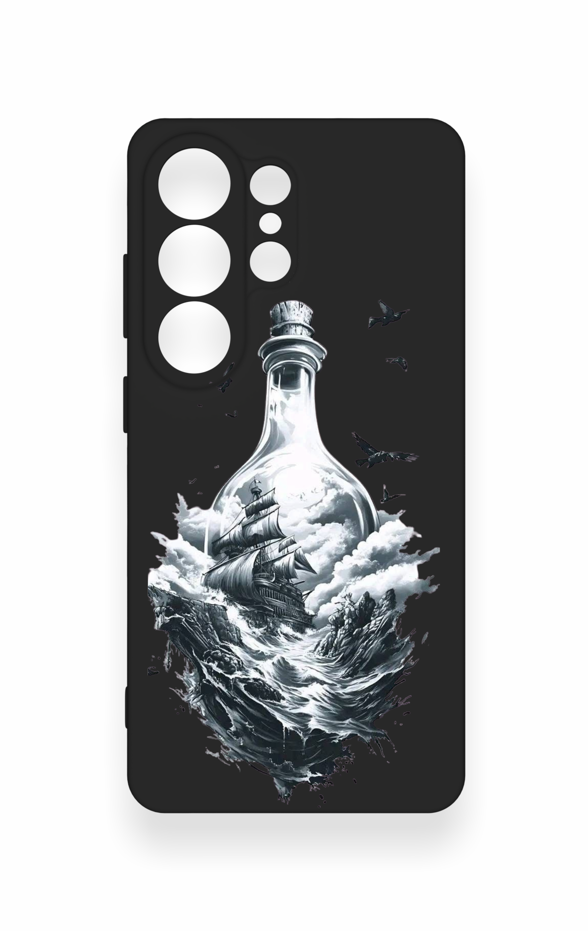 Samsung S26 Ultra Uyumlu Secret Sea Desenli Silikon Kılıf