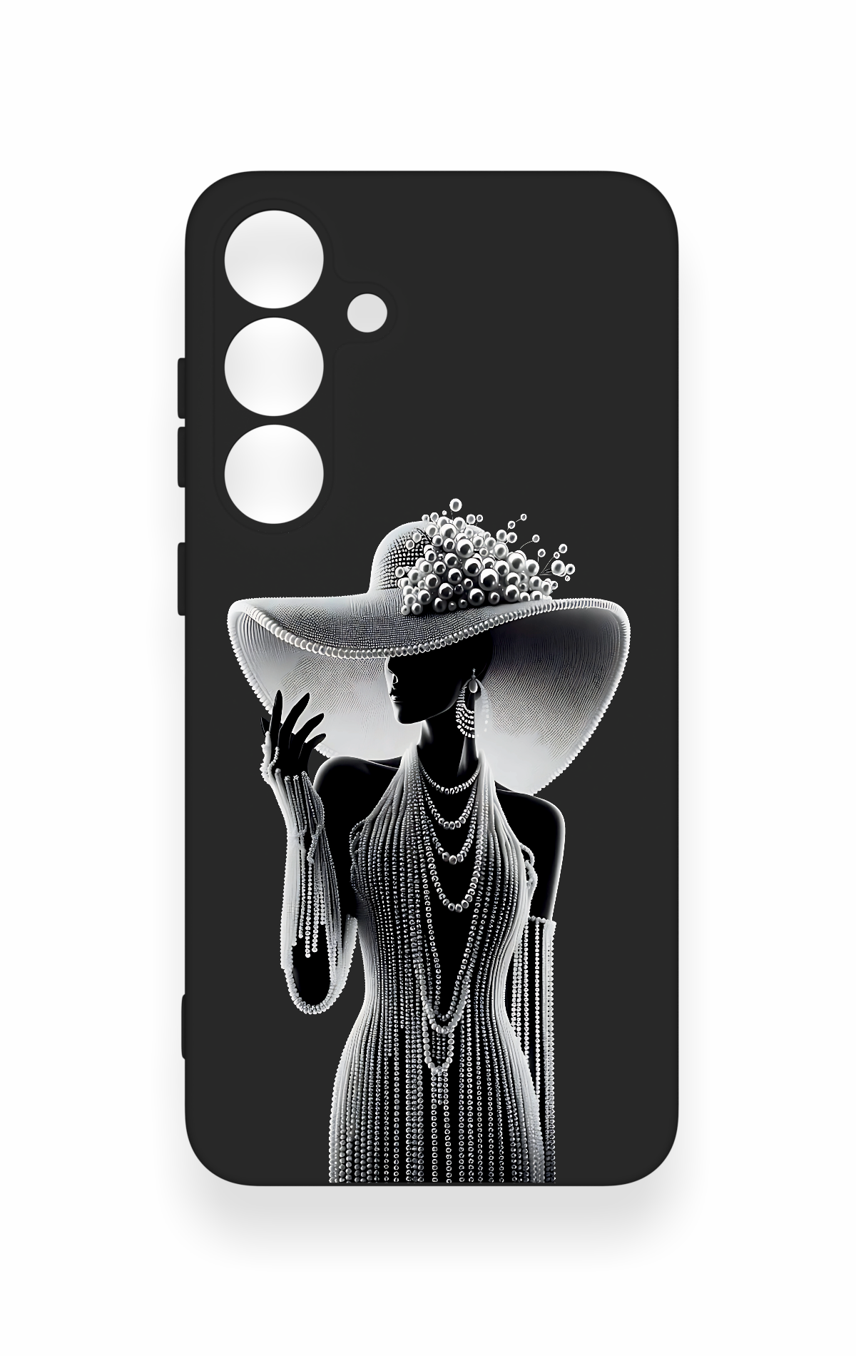 Samsung S25 Plus Uyumlu Lady Desenli Silikon Kılıf