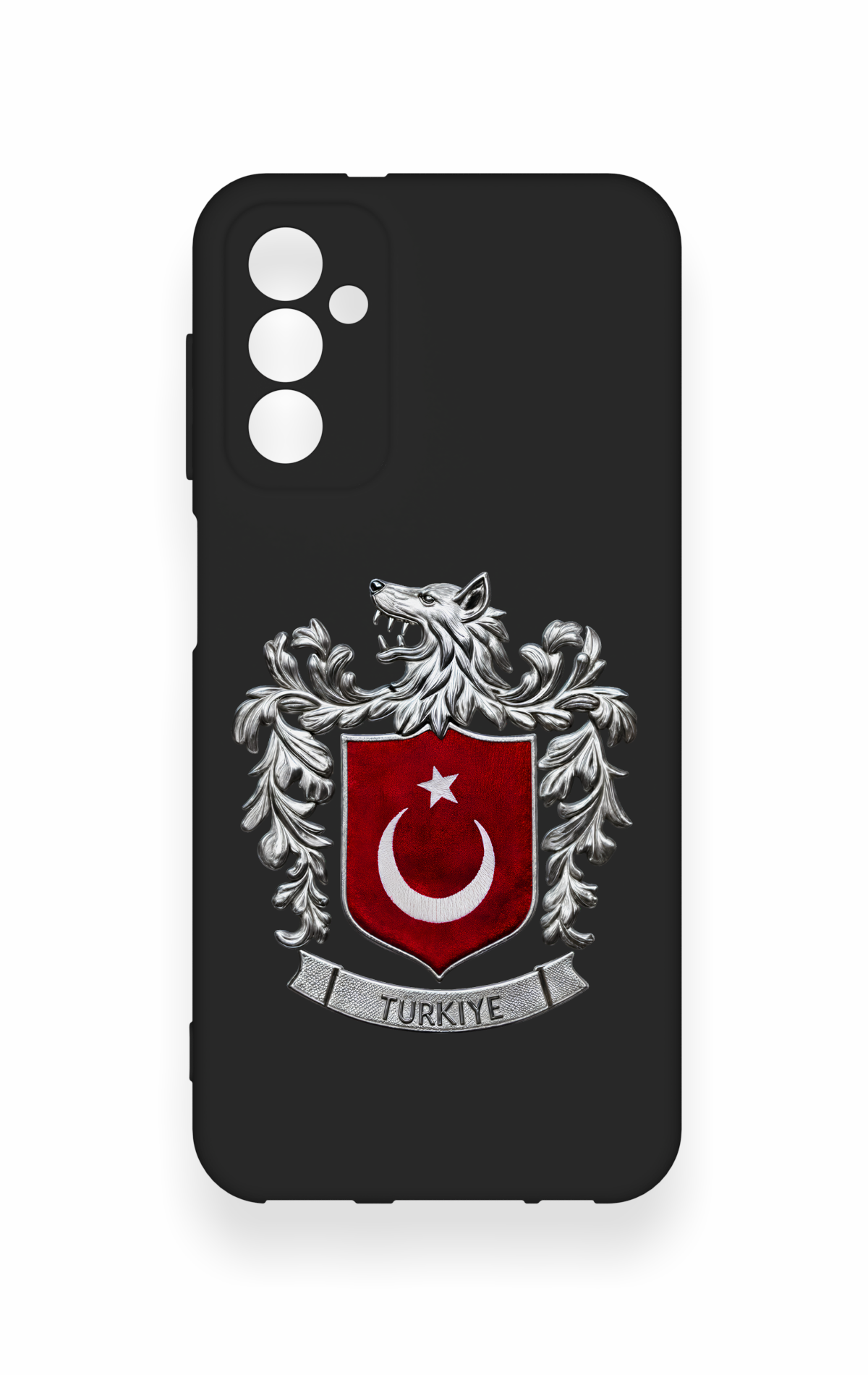Samsung M13 Uyumlu Türk Arma Desenli Silikon Kılıf