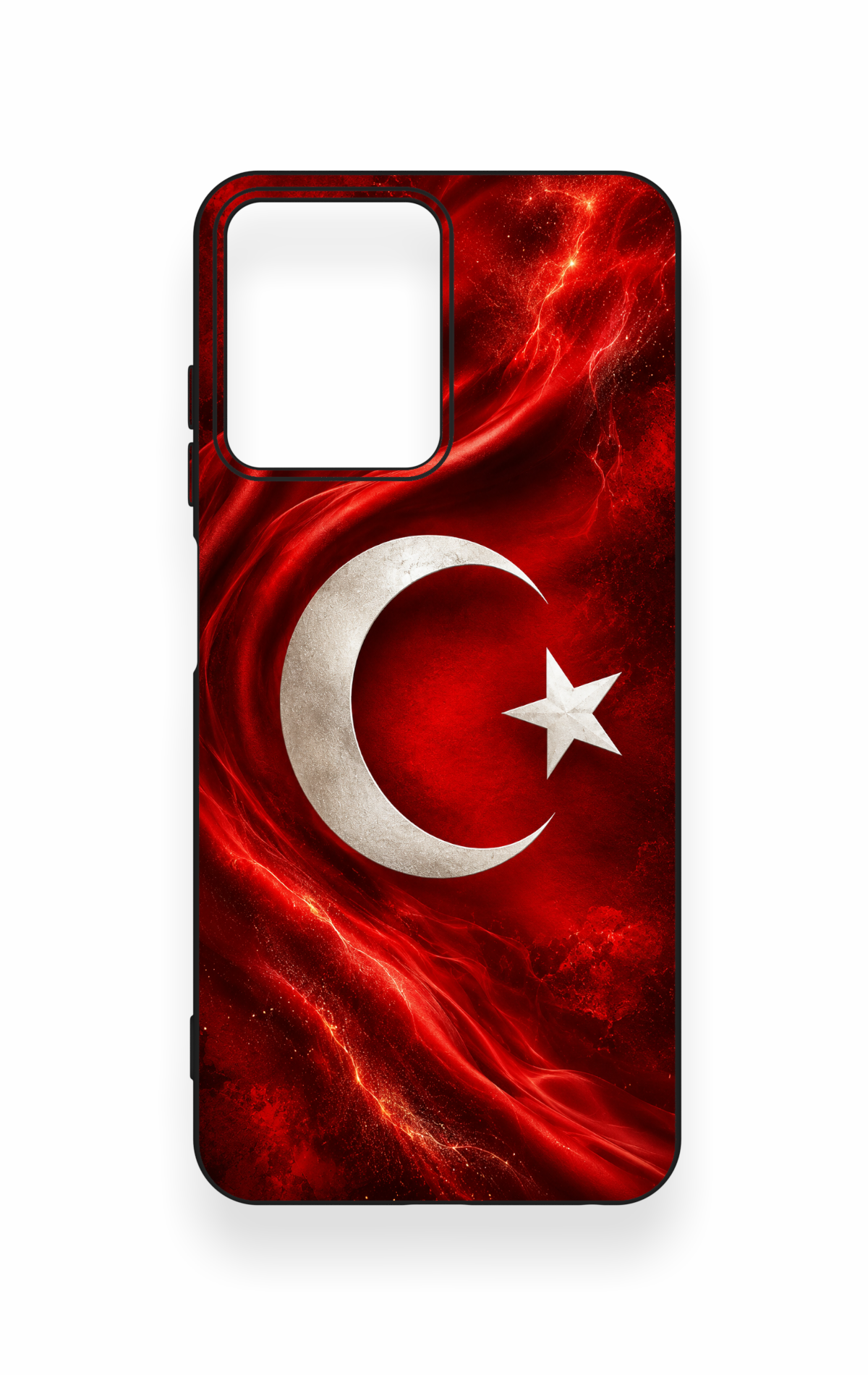 Casper Via M40 Uyumlu Türk Bayrağı Desenli Silikon Kılıf