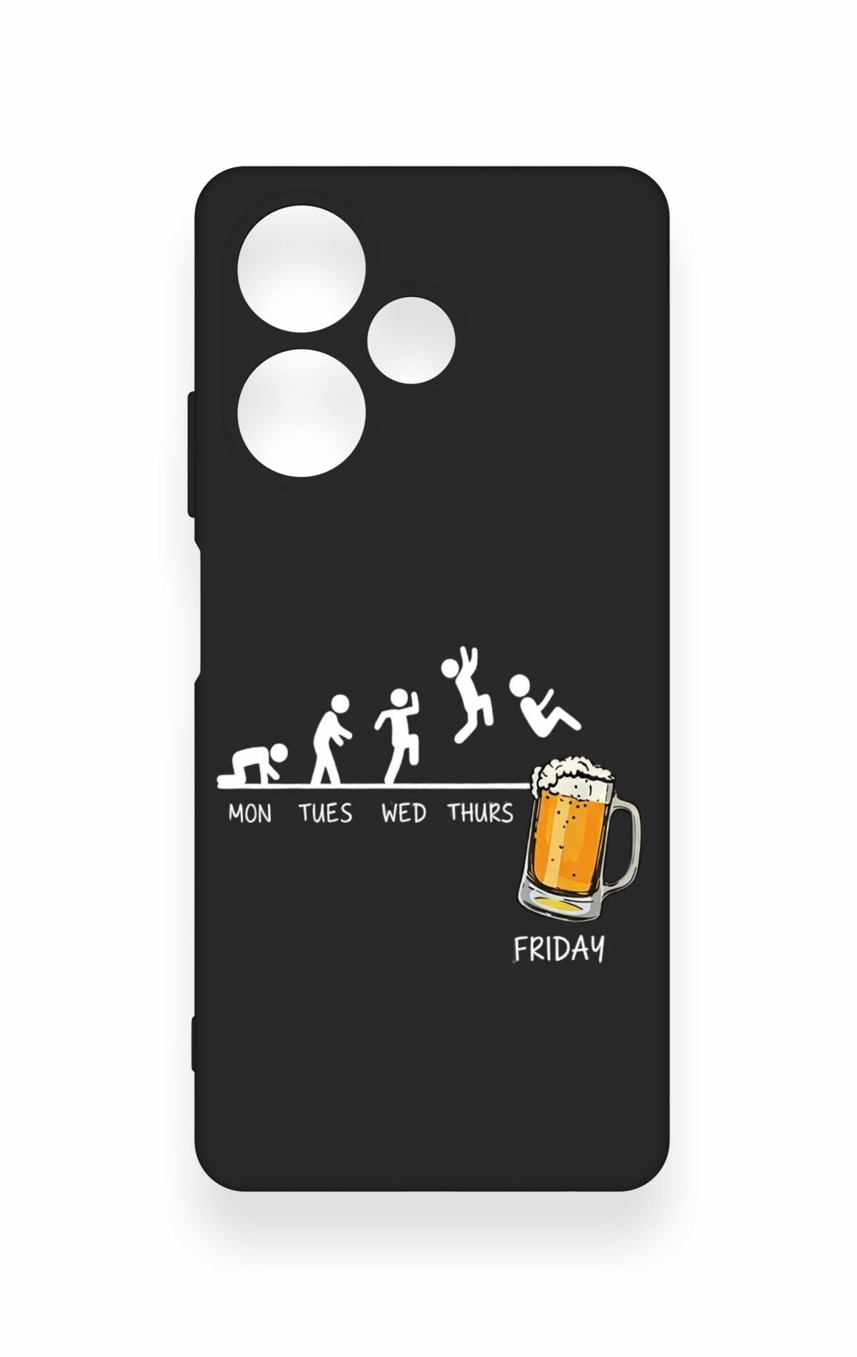 İnfinix Hot 30 Uyumlu Fun Day Friday Desenli Silikon Kılıf
