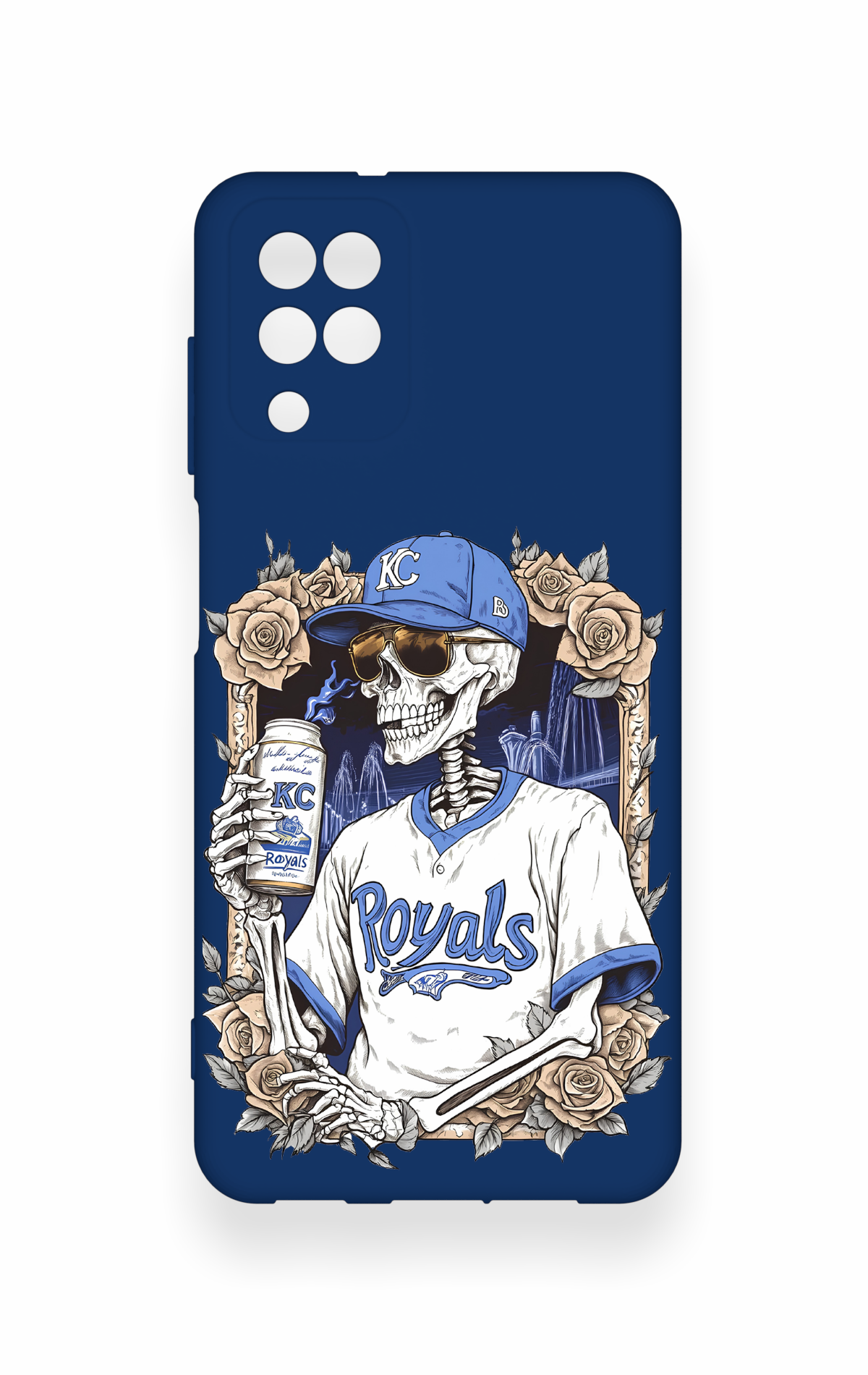 Samsung A12 Uyumlu Royals Desenli Silikon Kılıf