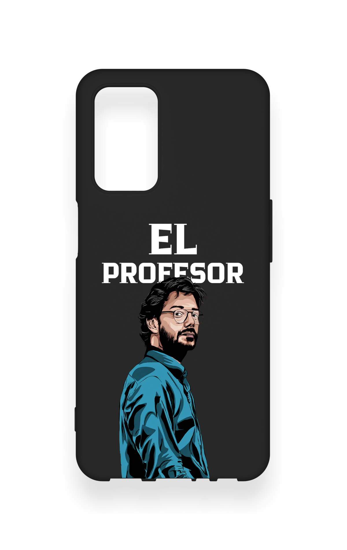 Oppo A55 Uyumlu El Profesor Desenli Silikon Kılıf