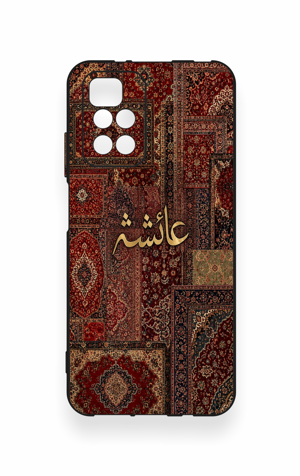 Redmi 10 2022 Uyumlu Vintage Halı Desenli Silikon Kılıf
