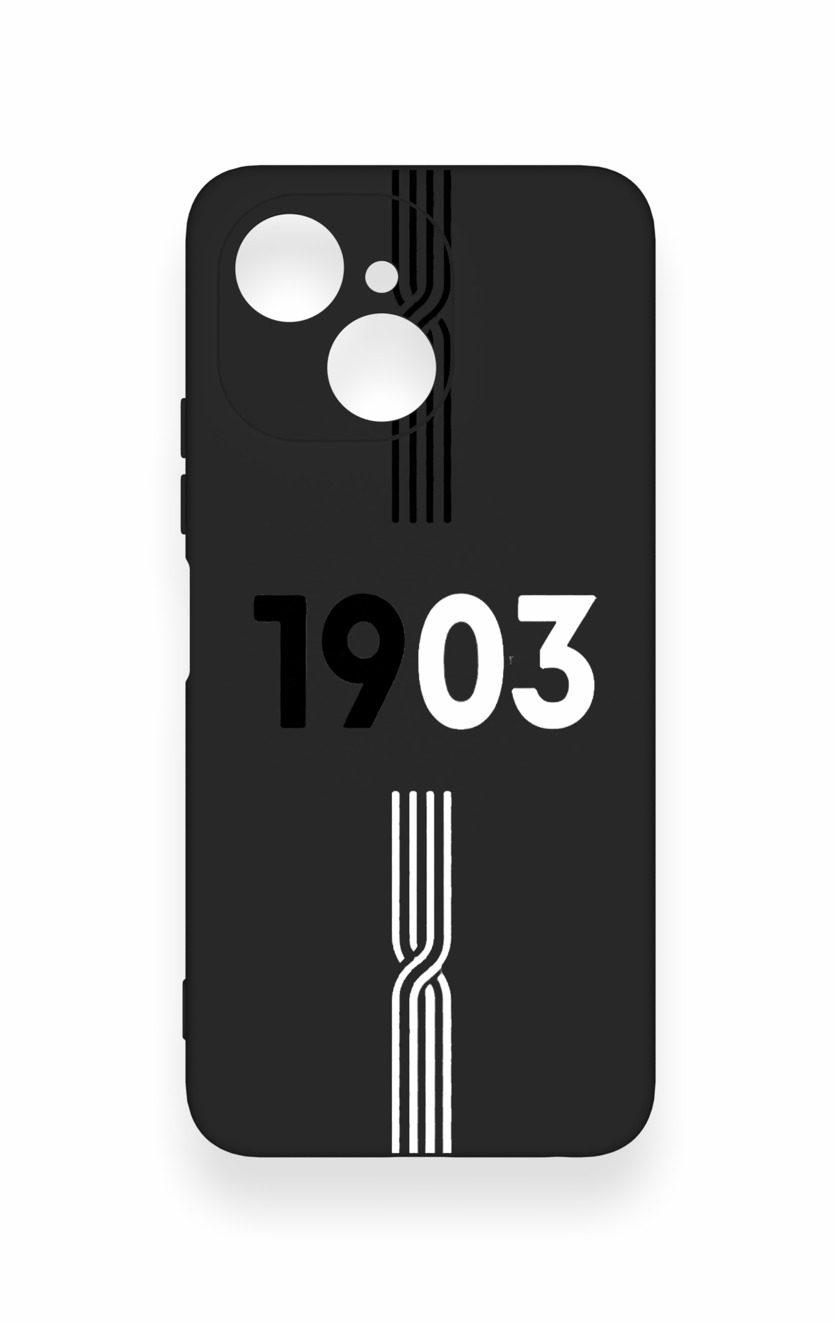 Tecno Spark 40C Uyumlu 1903 Kemer Desenli Silikon Kılıf