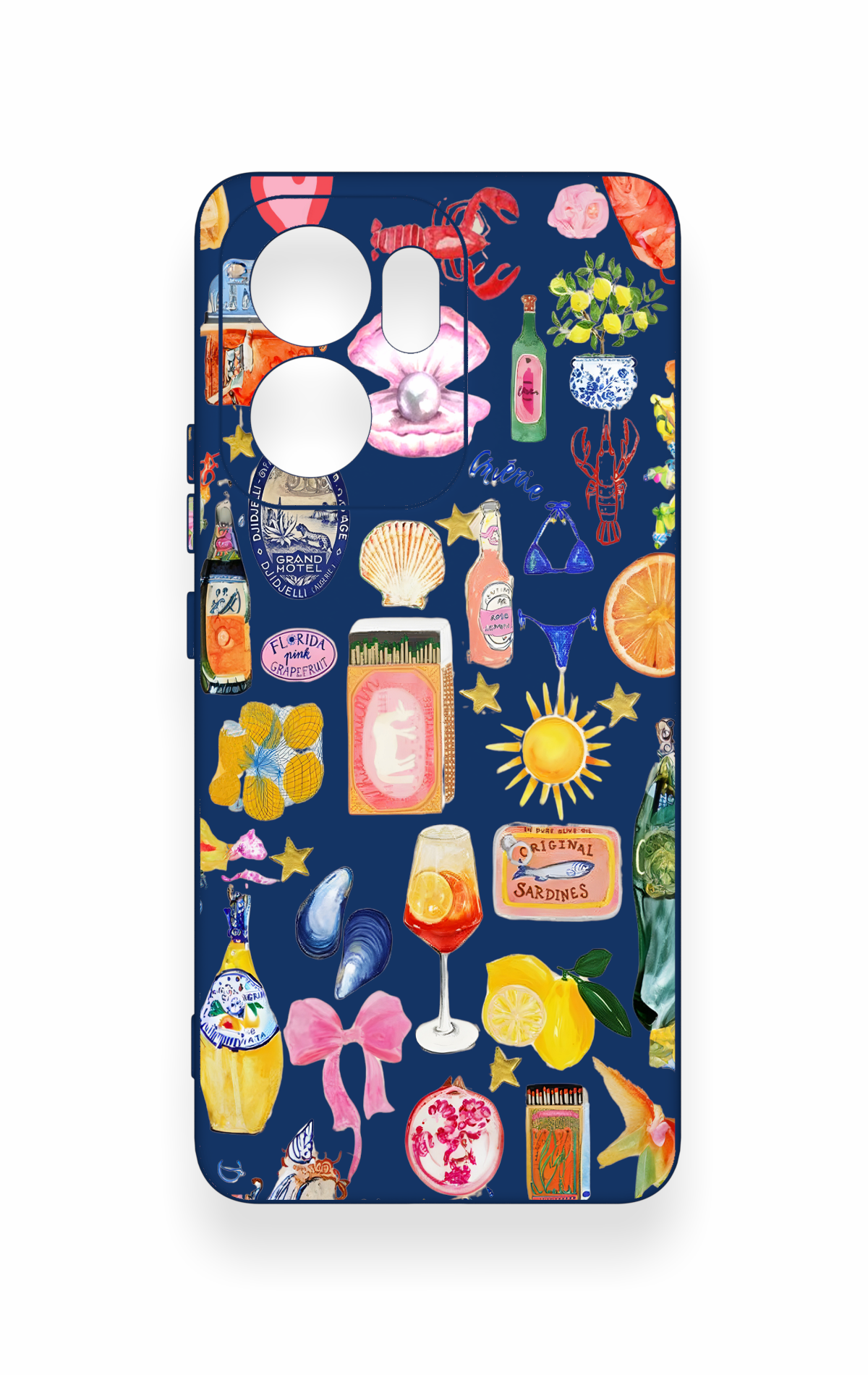 Oppo Reno 13F Uyumlu Summer Desenli Silikon Kılıf