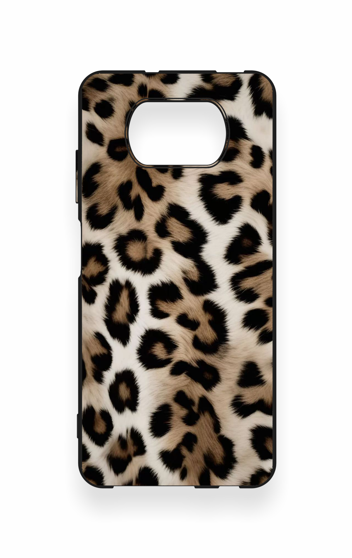 Poco X3 Uyumlu Leopar Derisi Desenli Silikon Kılıf