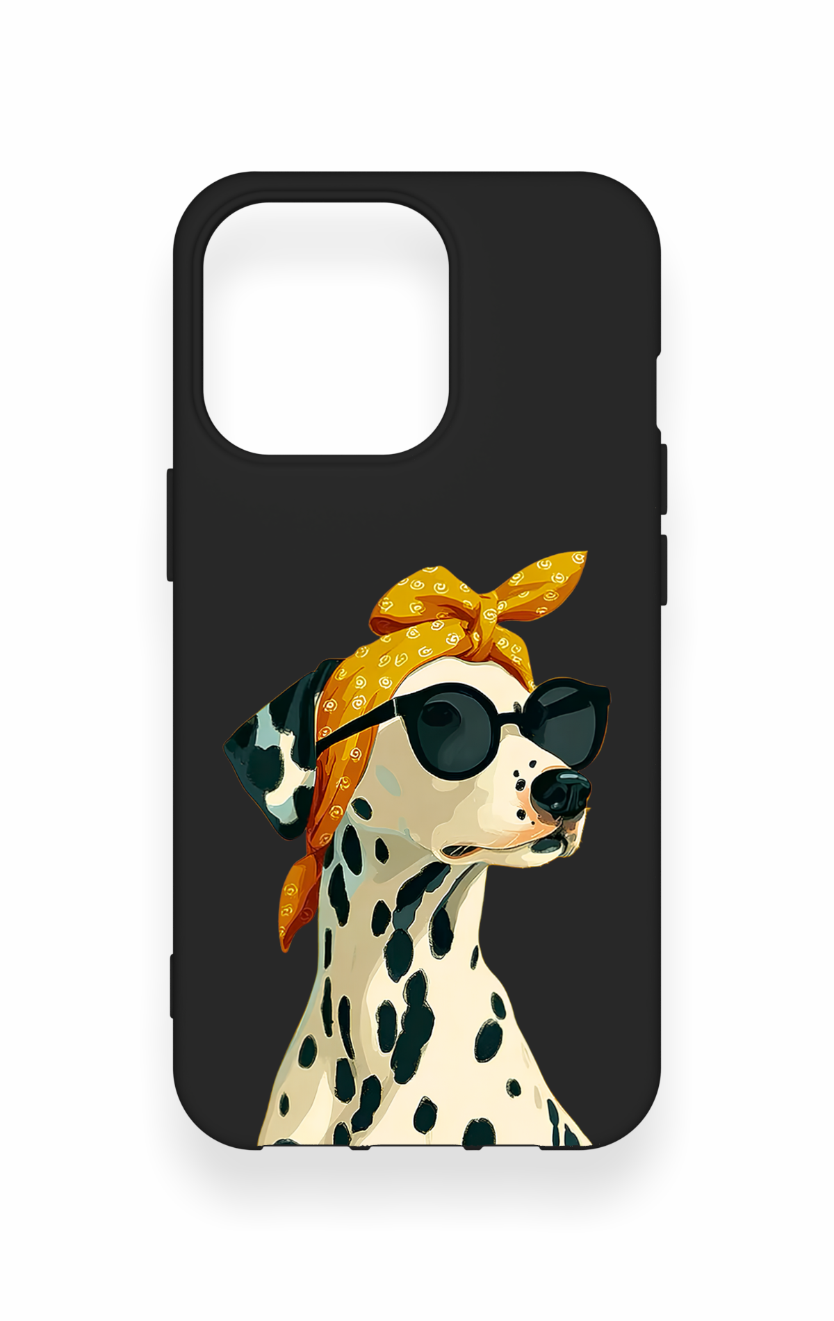 iPhone 13 Pro Uyumlu Cool Dalmaçyalı Desenli Silikon Kılıf