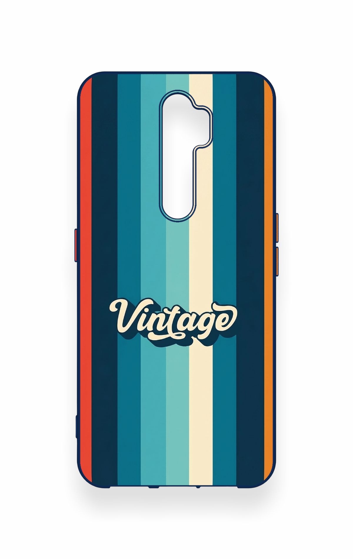Oppo A5 2020 Uyumlu Vintage Desenli Silikon Kılıf
